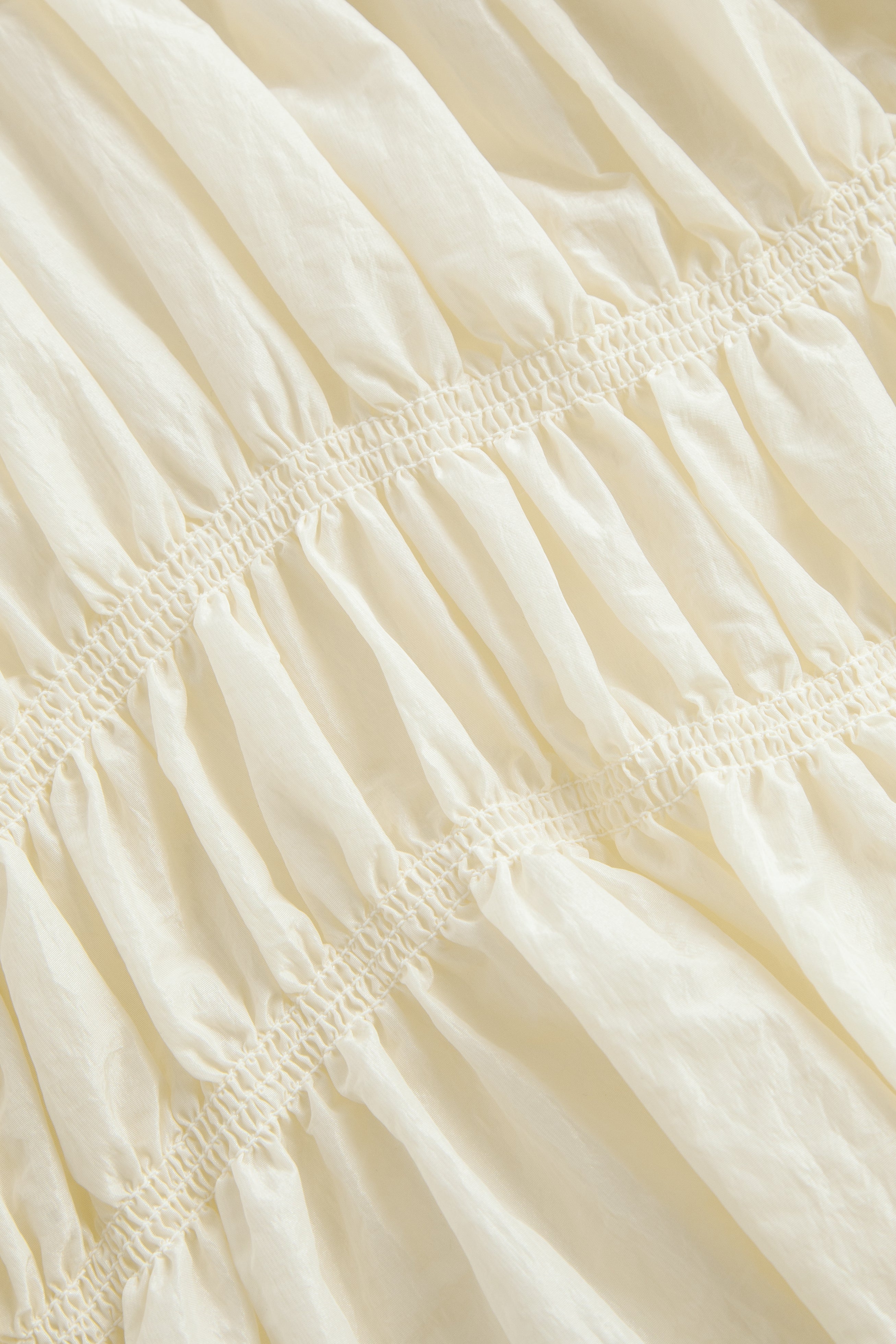 Nylon Gathered Blouse