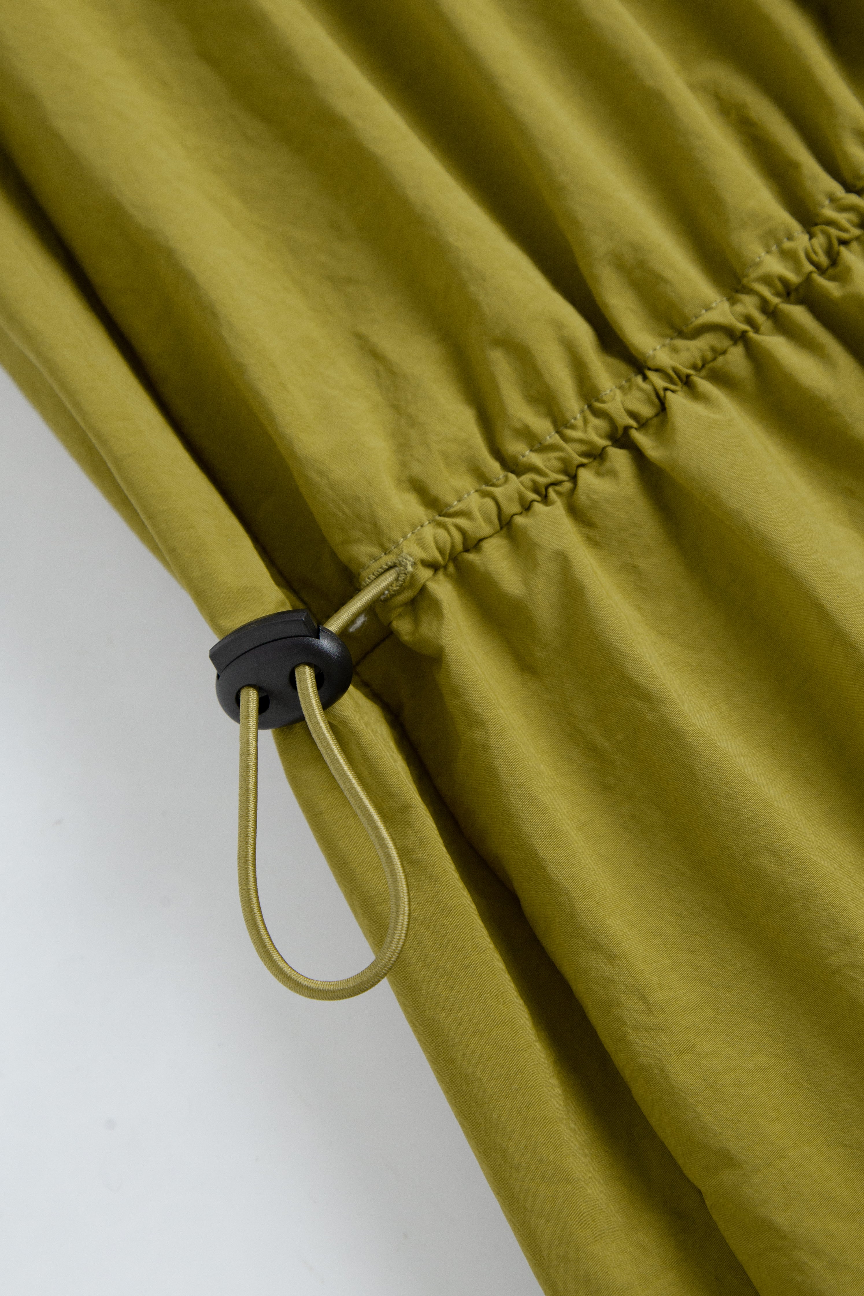 リブウエストナイロンスカート