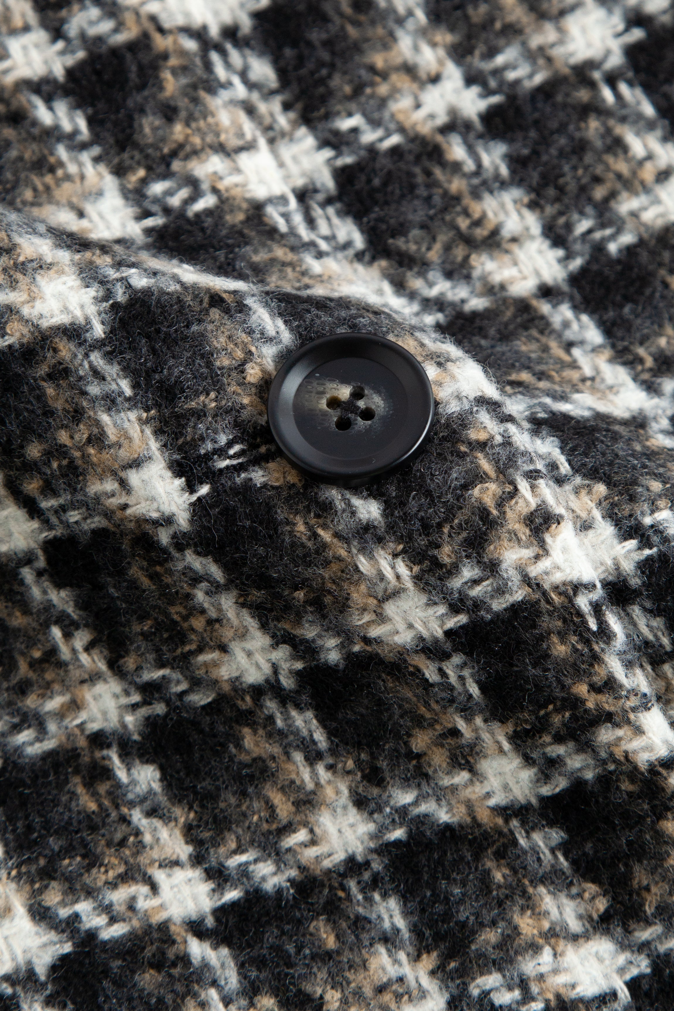 クロップドノーカラーコート