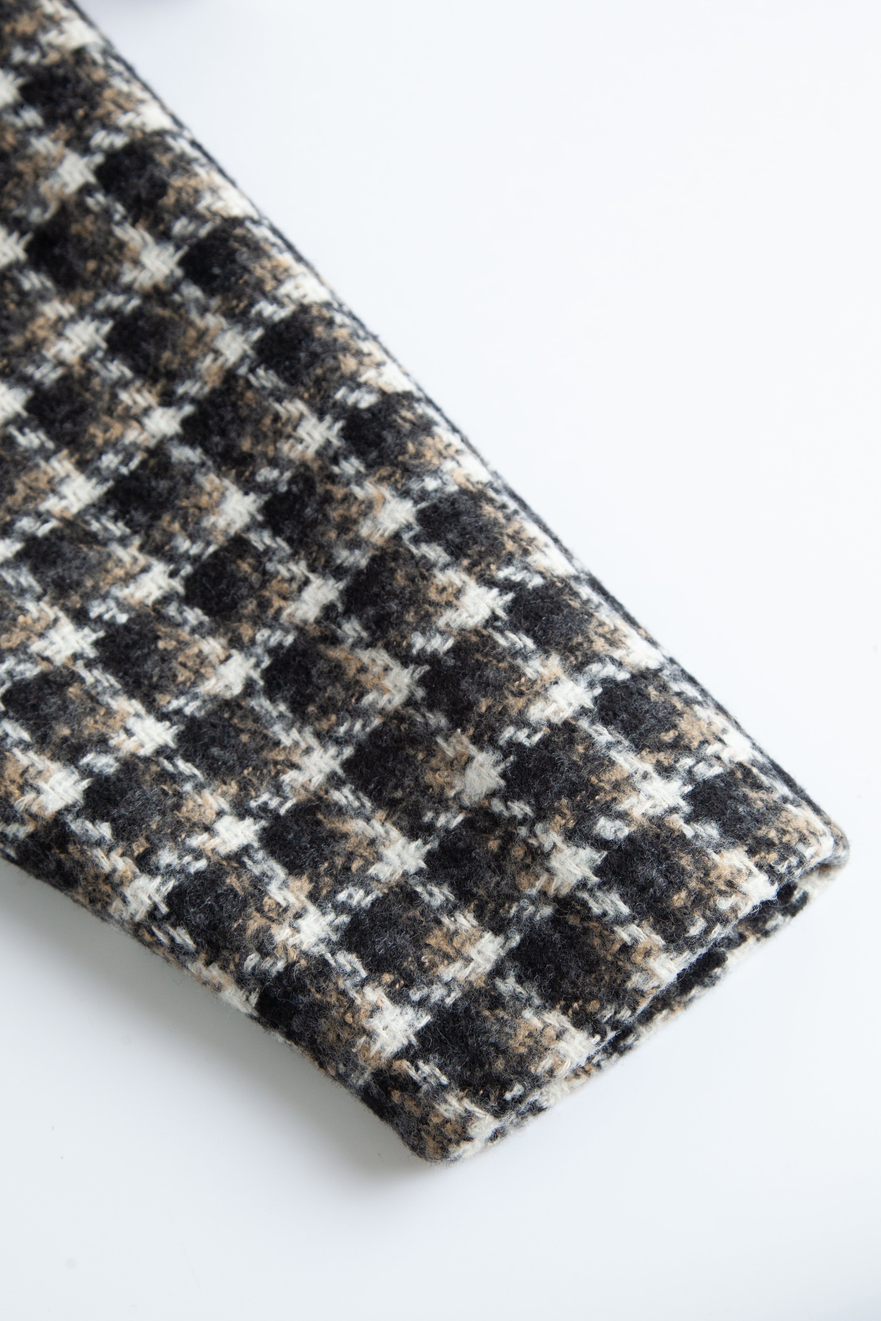 クロップドノーカラーコート