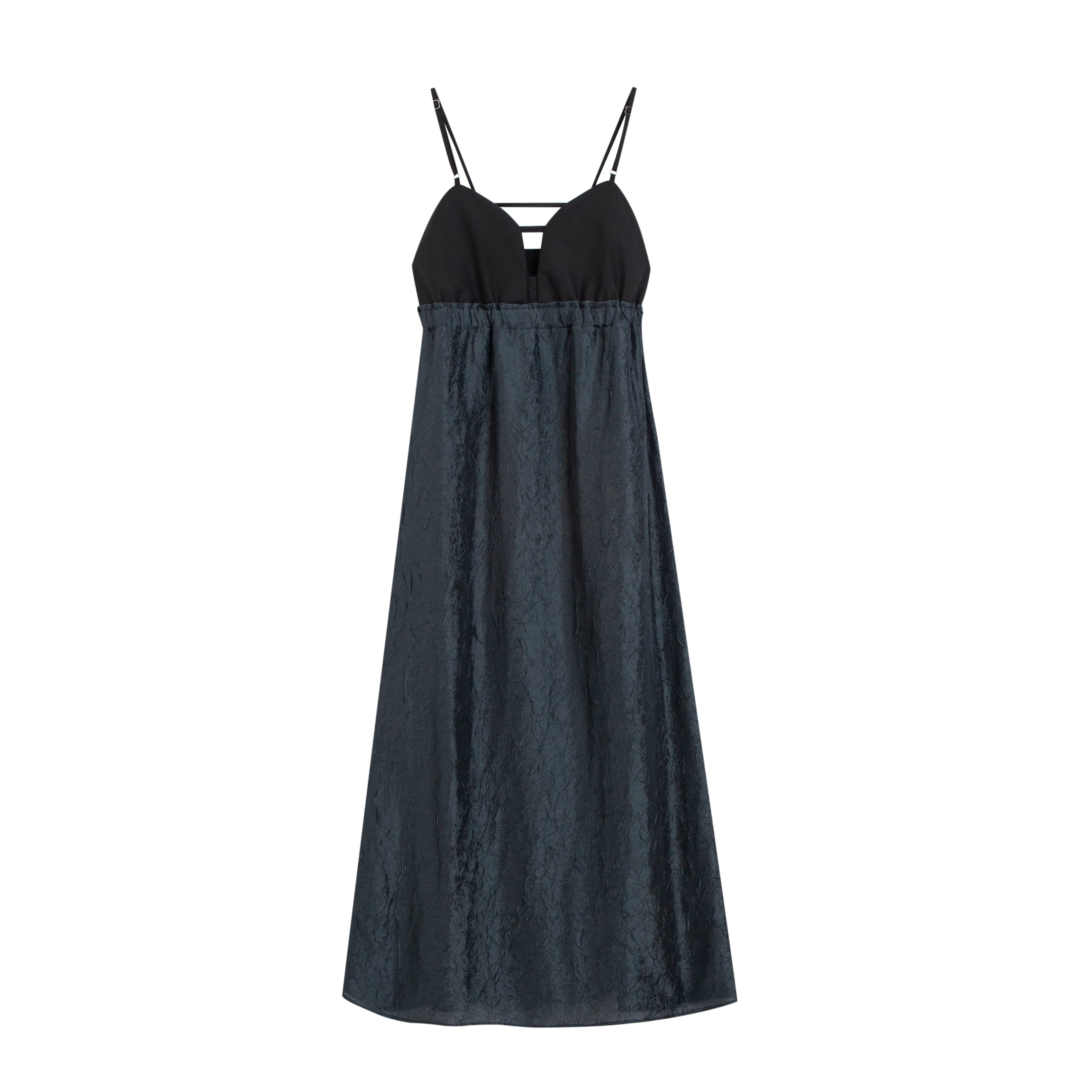 Jacquard combination camisole dress