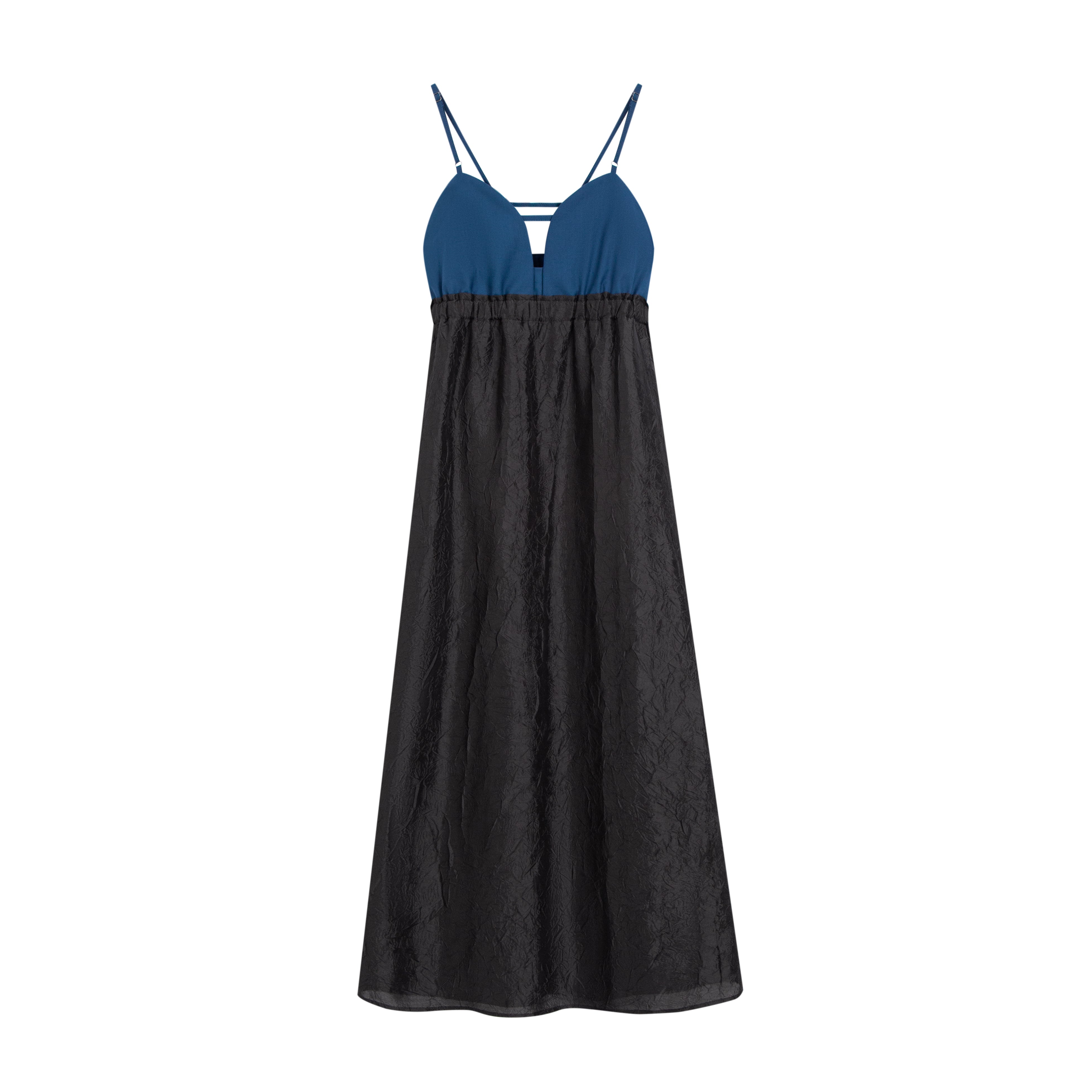 Jacquard combination camisole dress