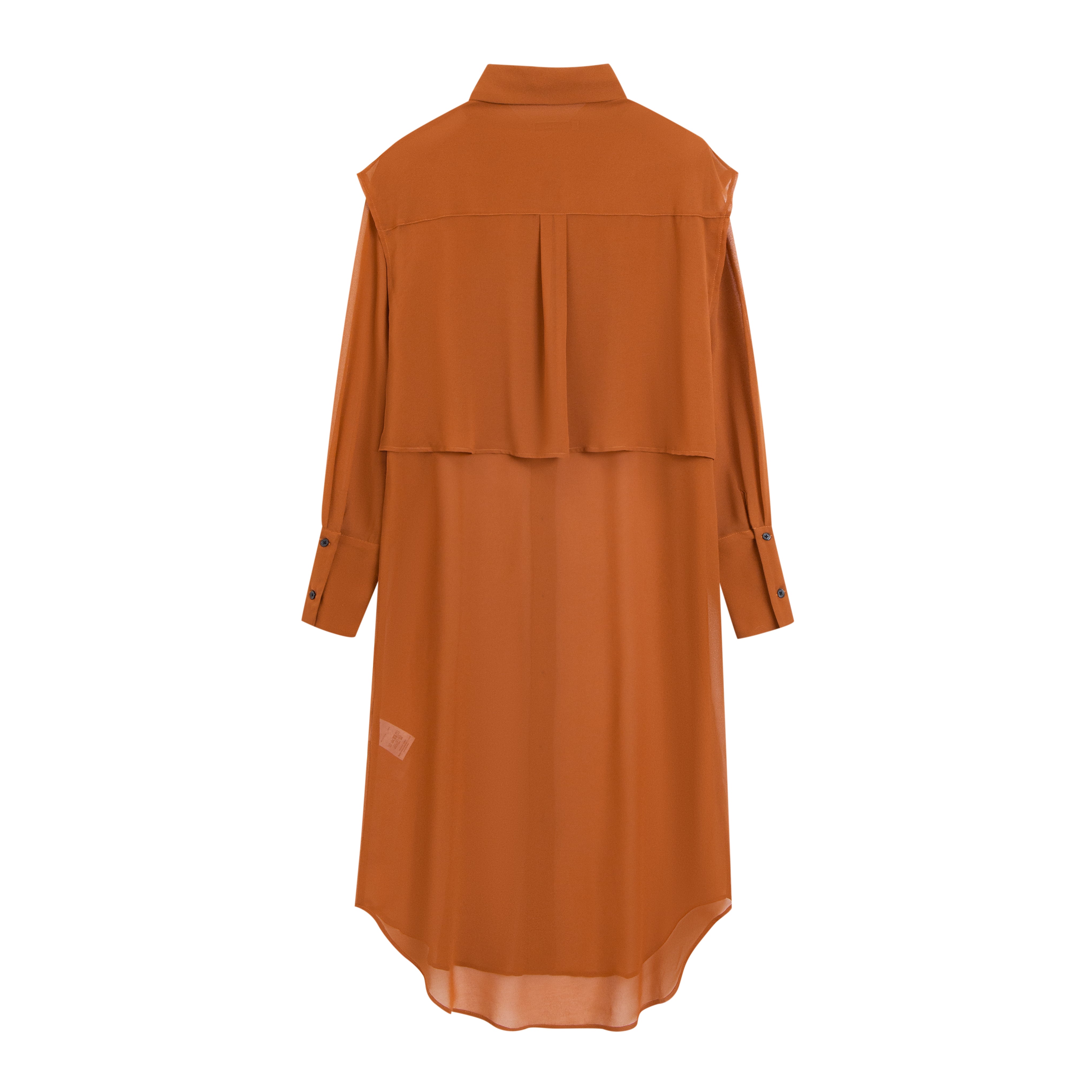 シアレイヤードシャツチュニック