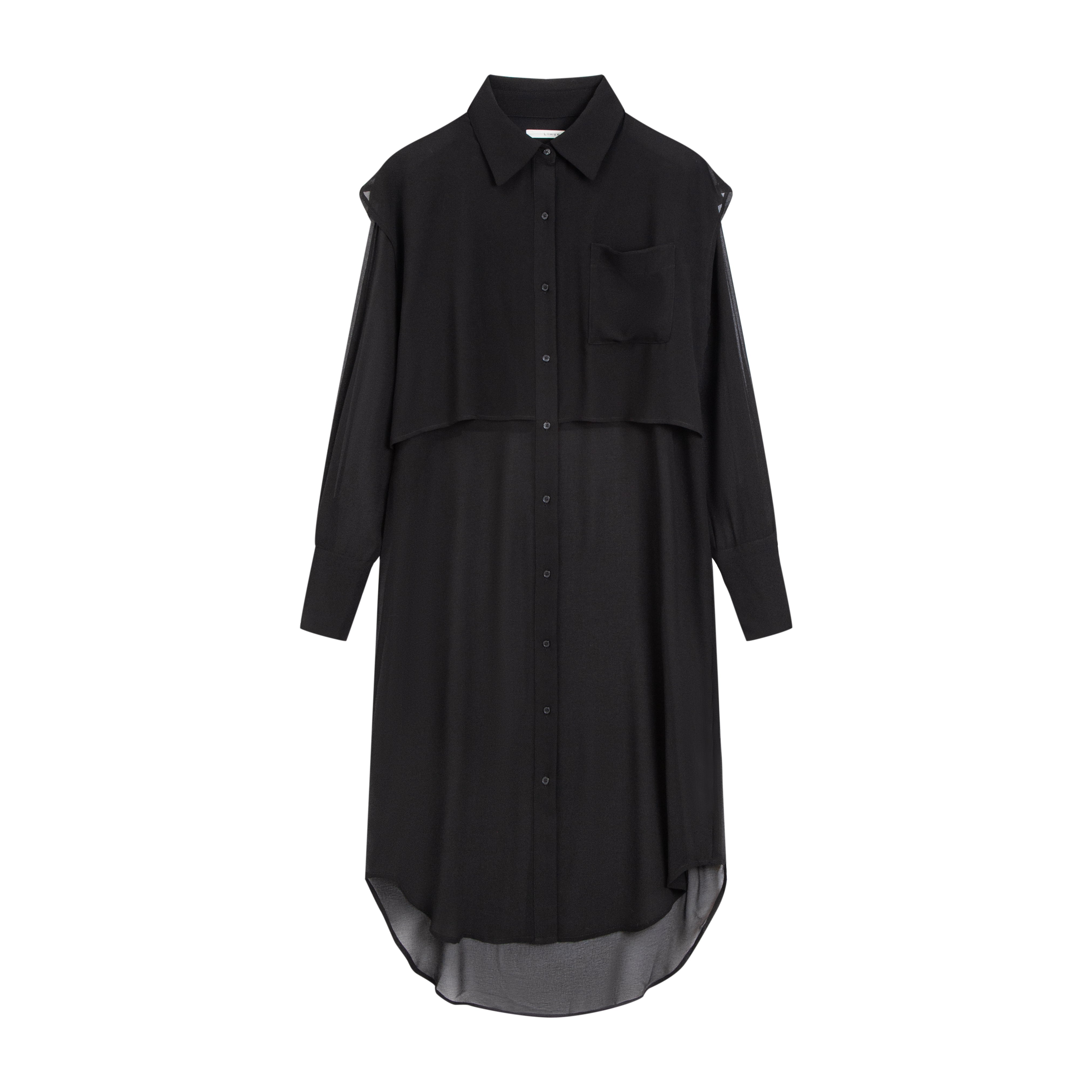 シアレイヤードシャツチュニック