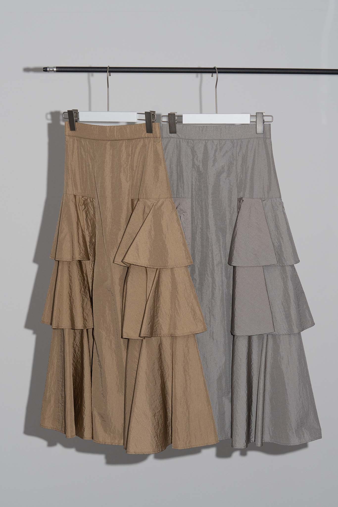 ワッシャーティアードスカート