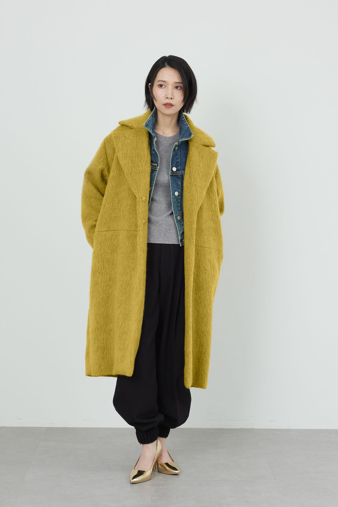 シャギーチェスターコート