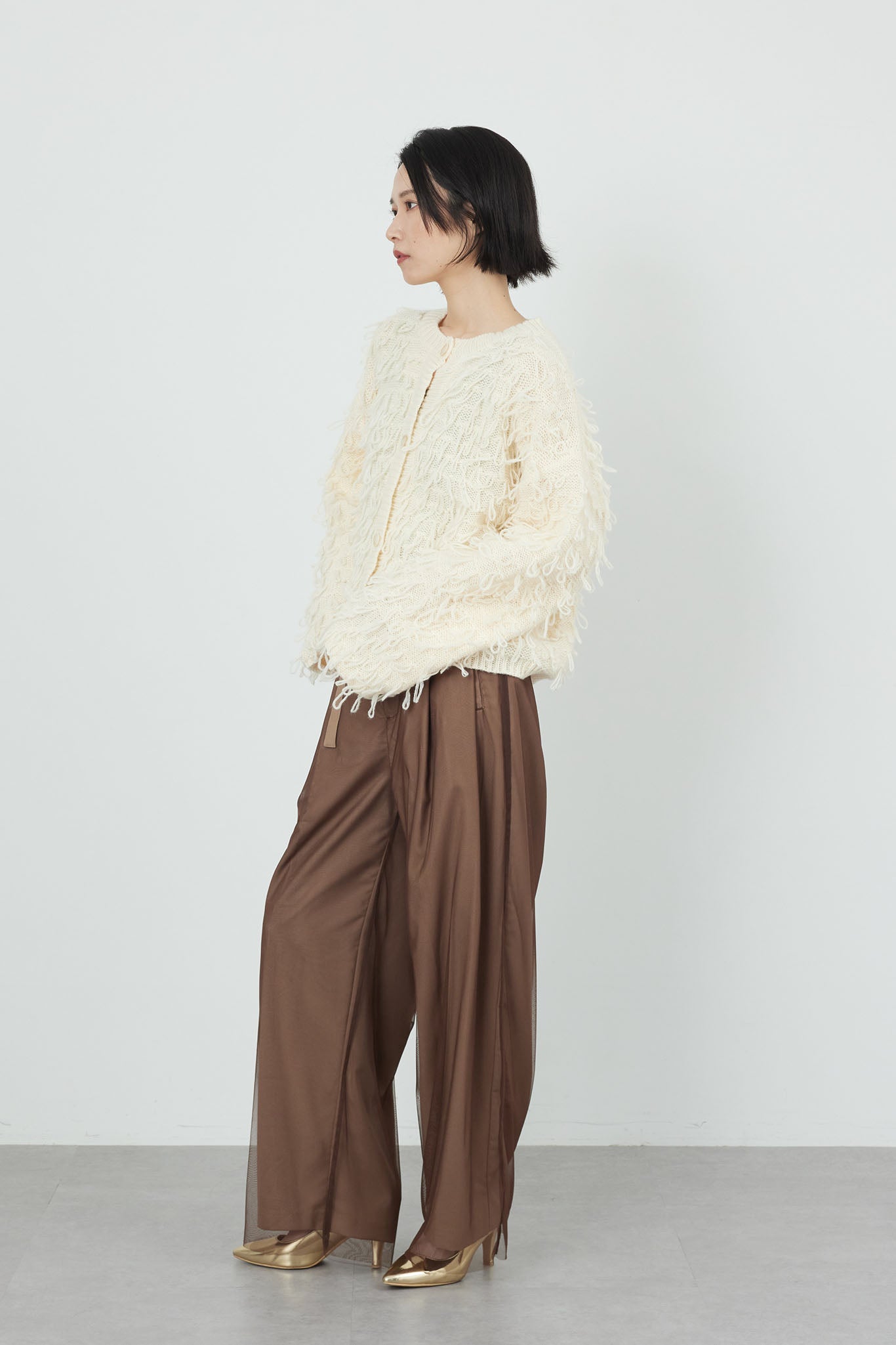 シアレイヤードパンツ