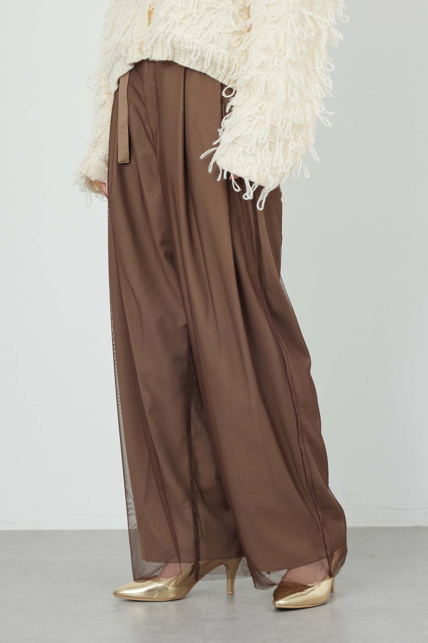 シアレイヤードパンツ