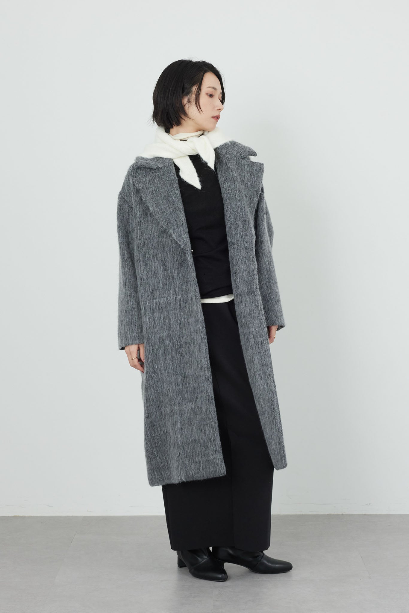 シャギーチェスターコート