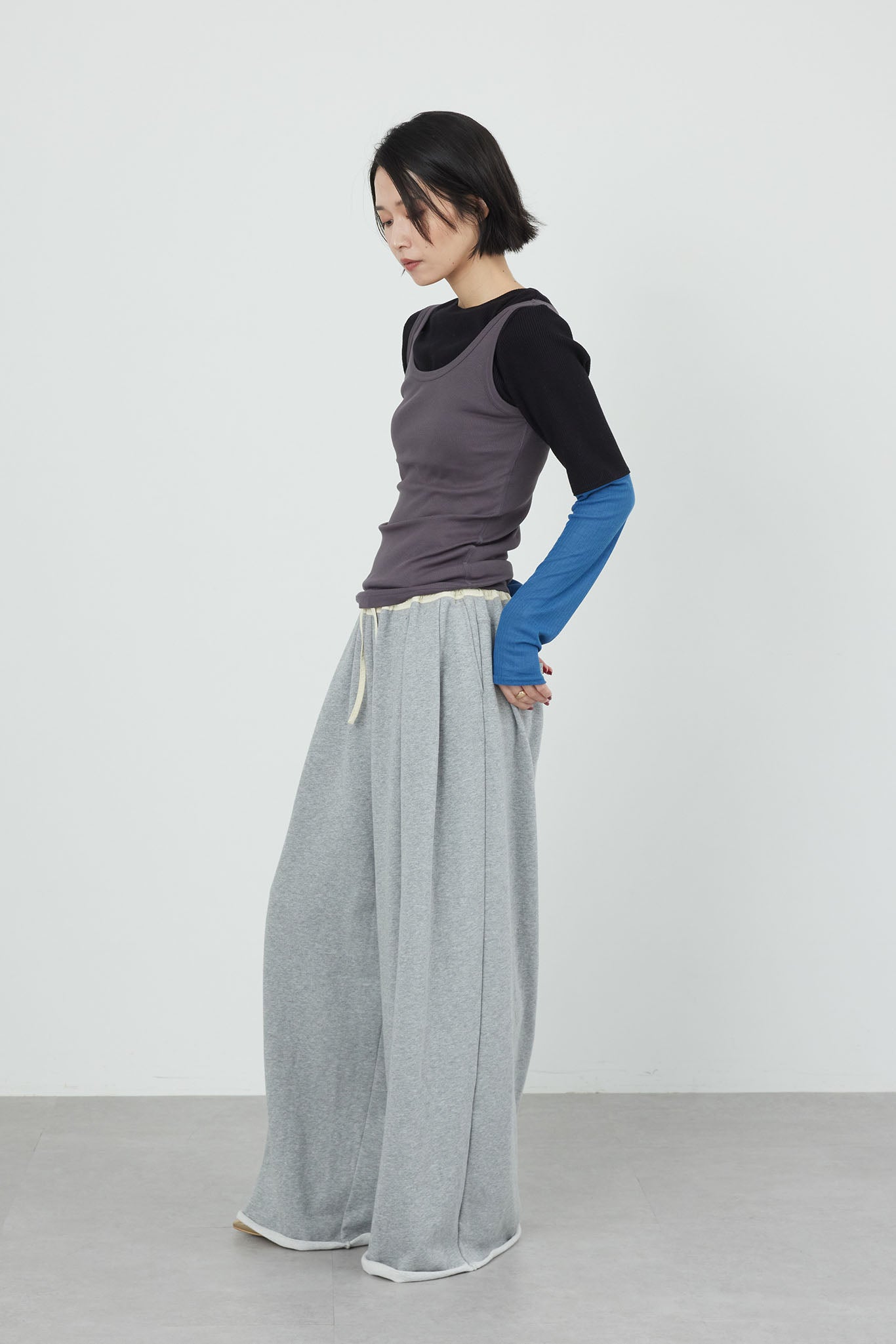 【予約】スエットワイドパンツ