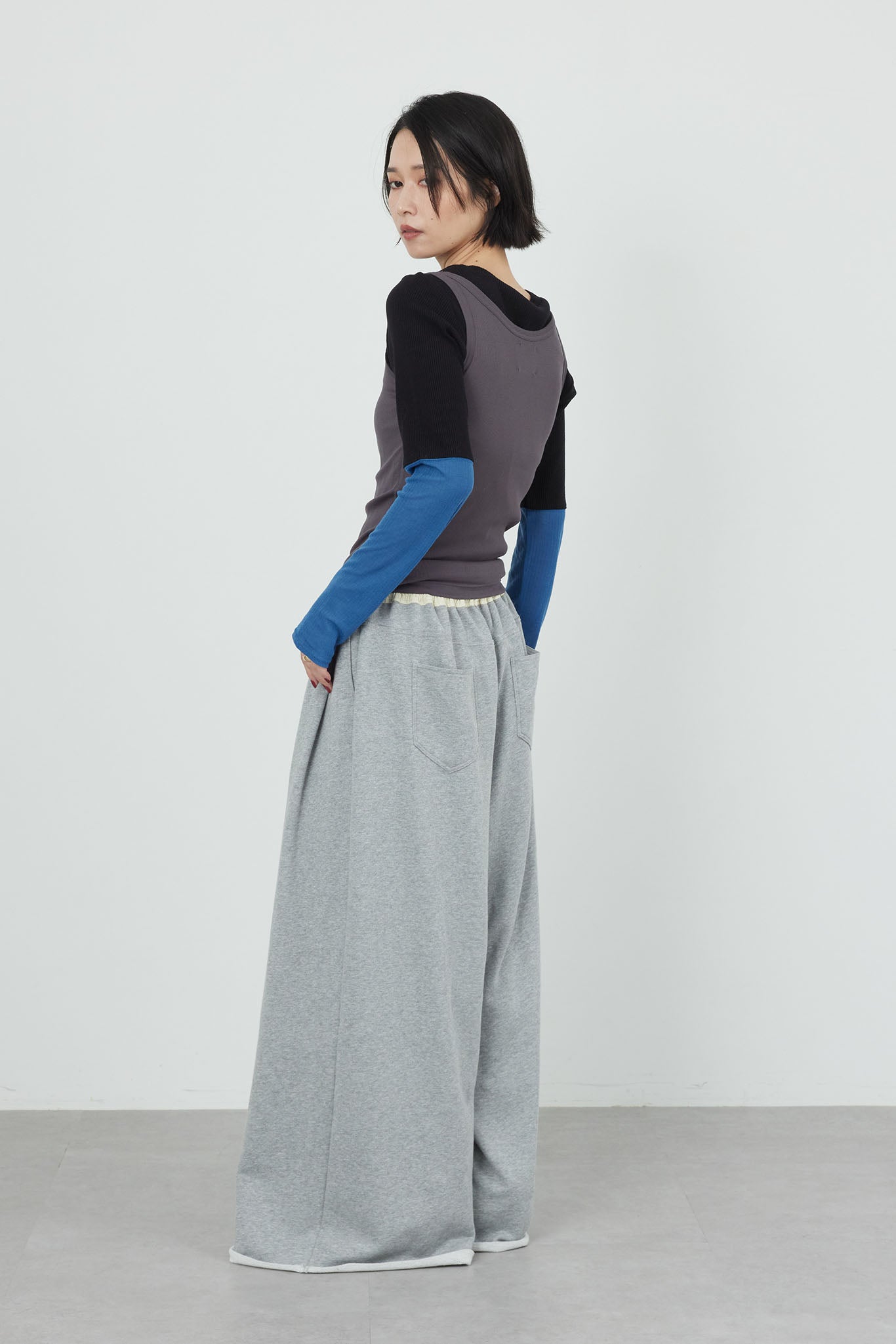 スエットワイドパンツ