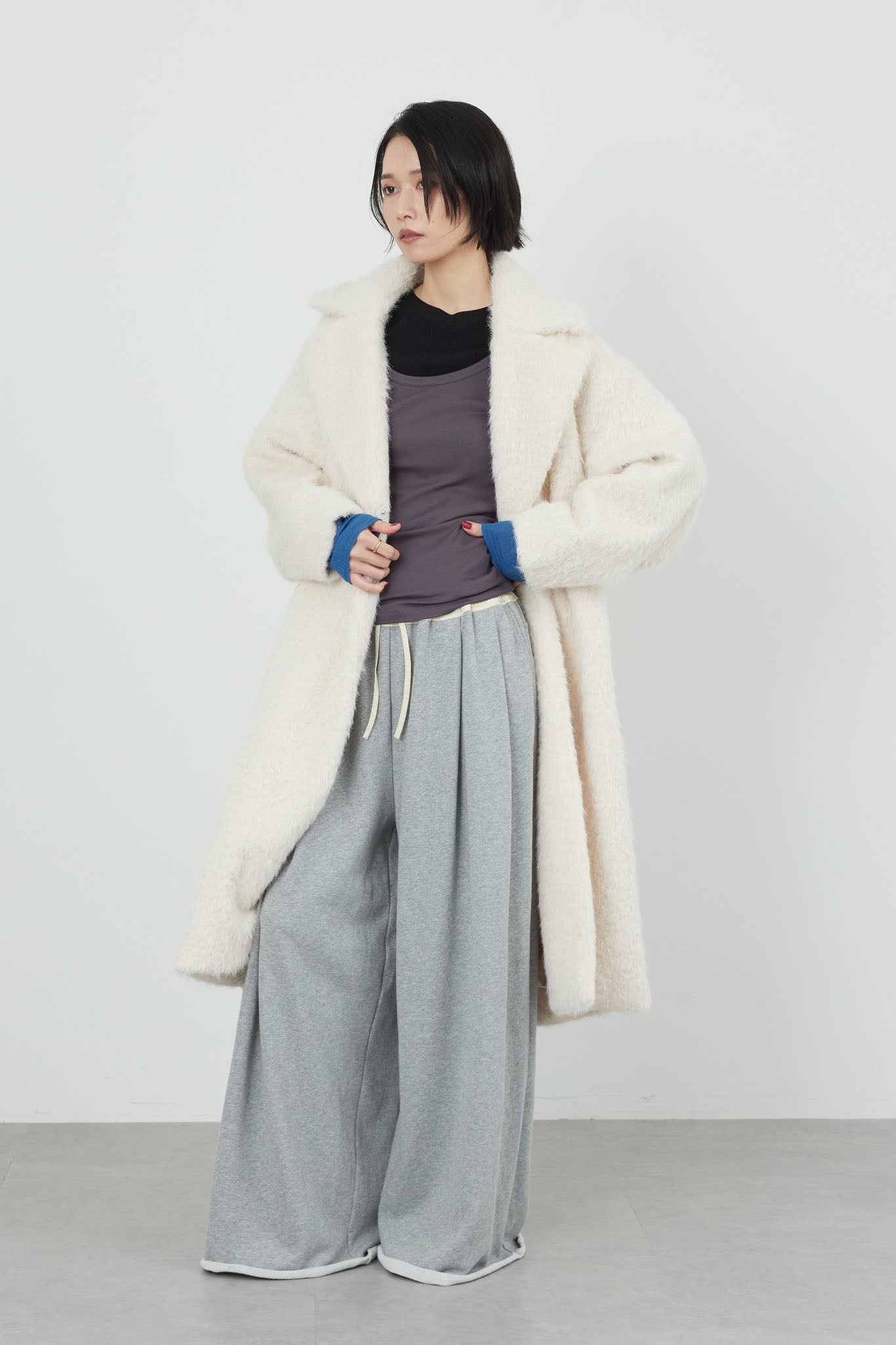 シャギーチェスターコート