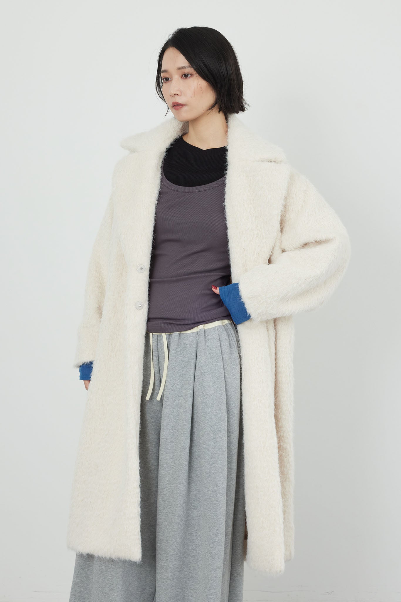 シャギーチェスターコート