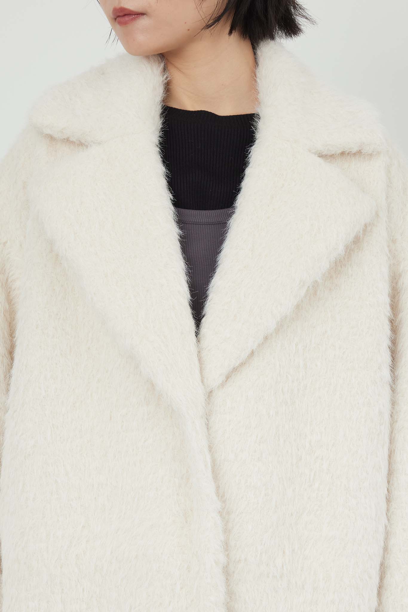 シャギーチェスターコート