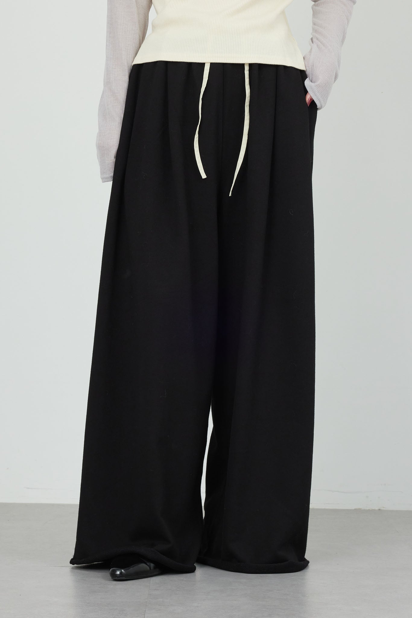 スエットワイドパンツ