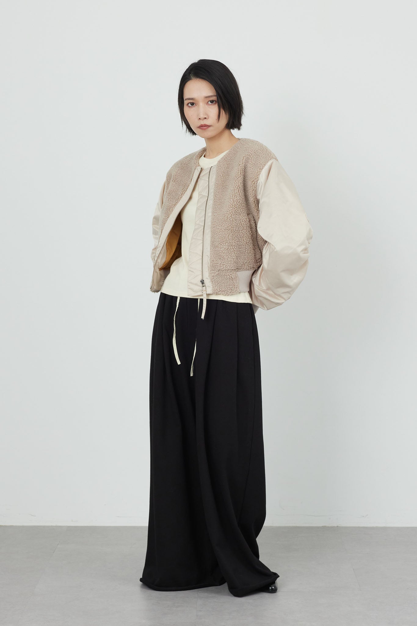 スエットワイドパンツ