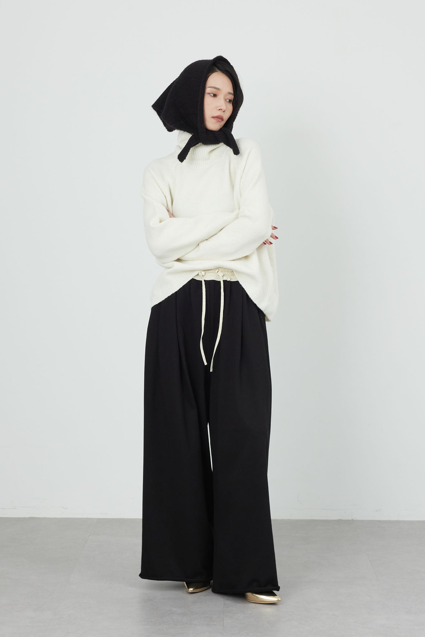 スエットワイドパンツ