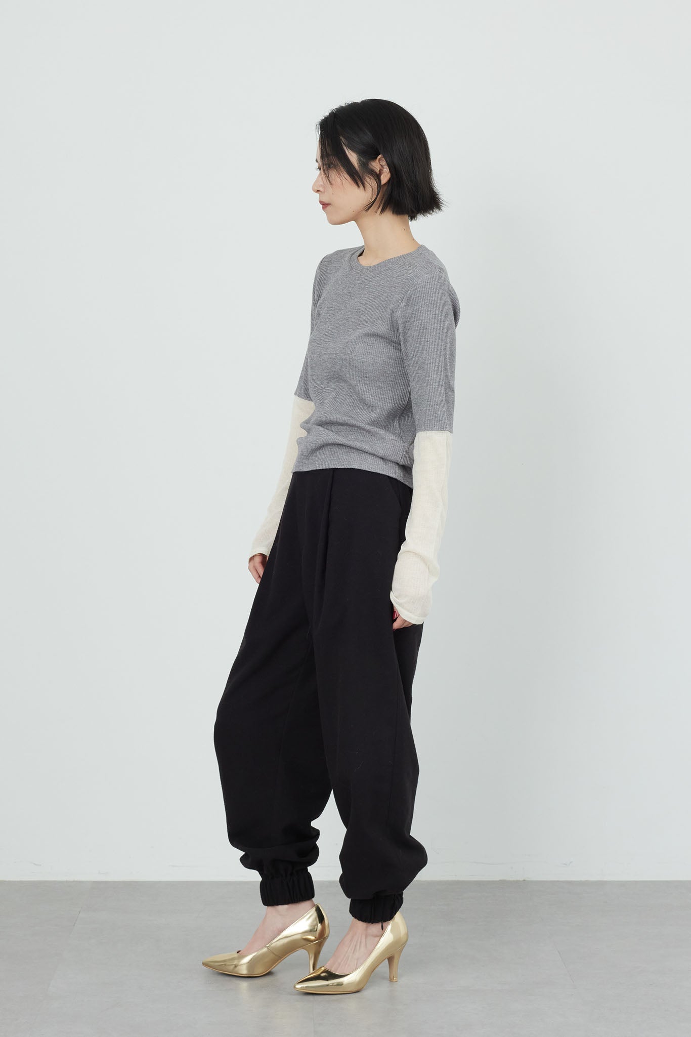 サルエルタックパンツ