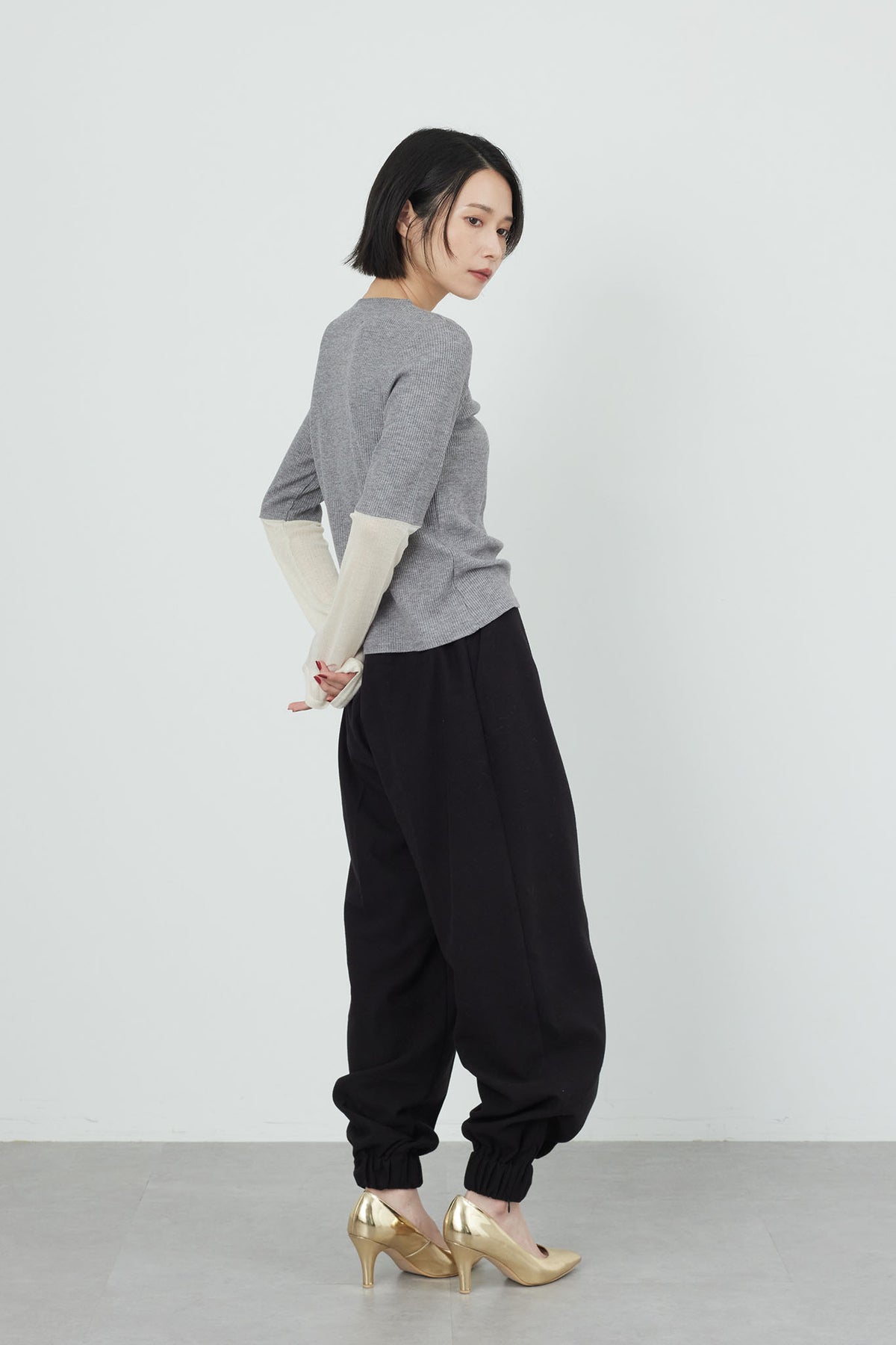 Sarouel Tuck Pants