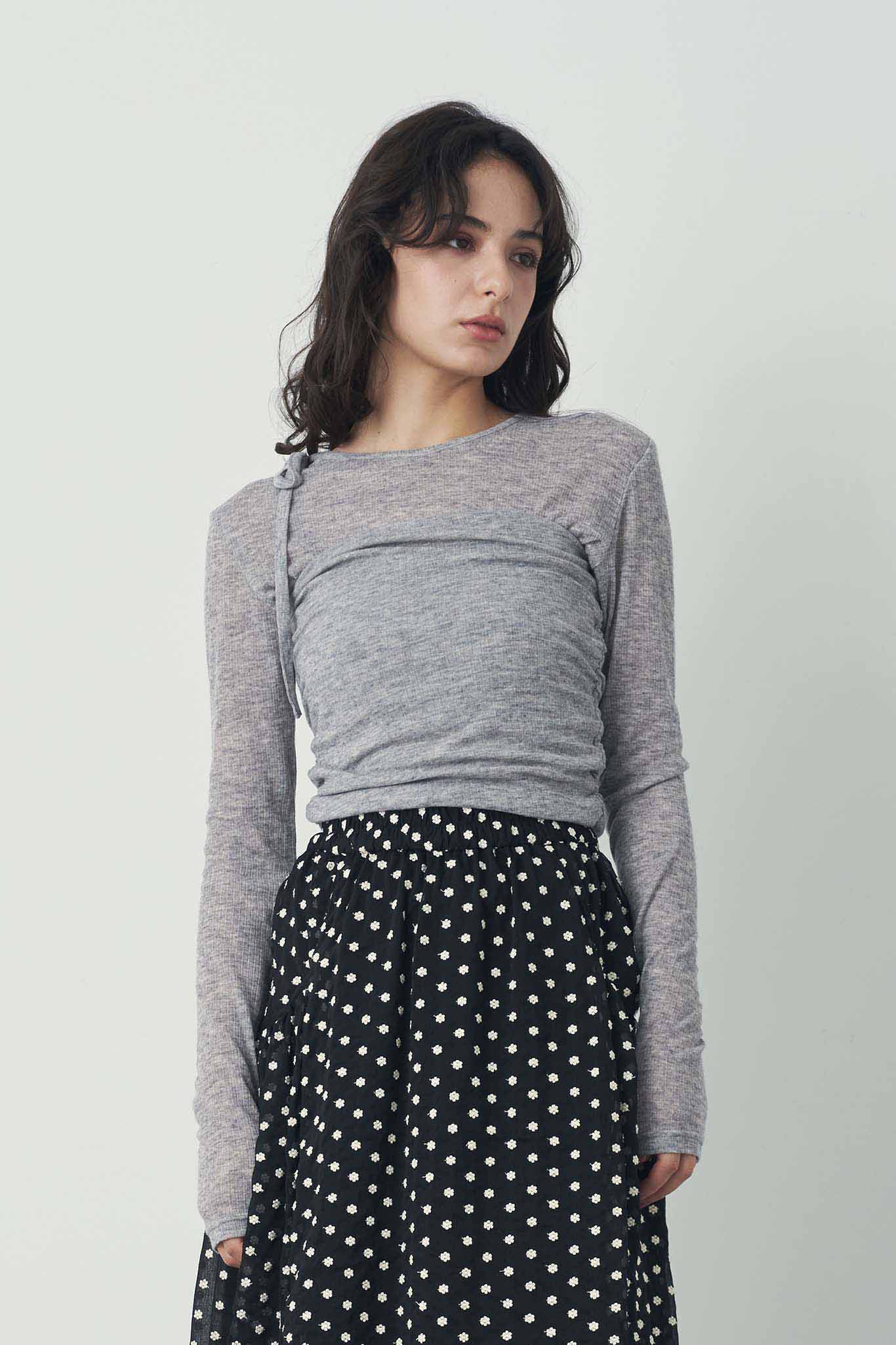 シアカッティングプルオーバー