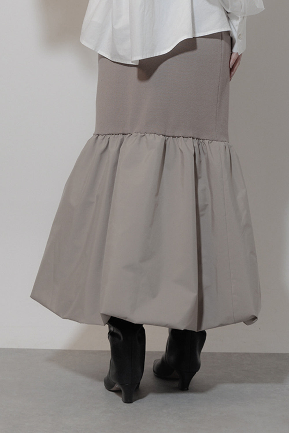 Balloon Hem Skirt