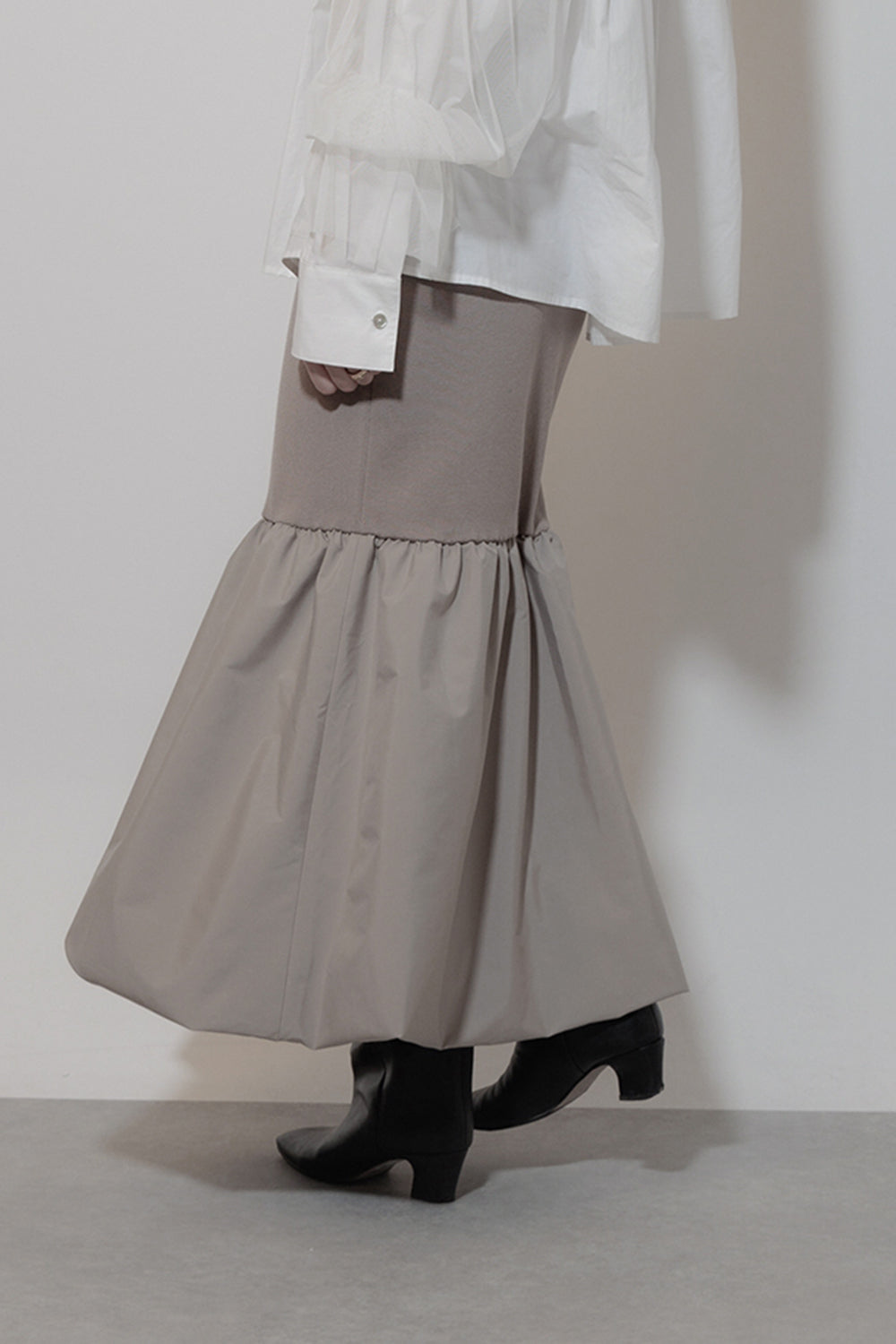 Balloon Hem Skirt