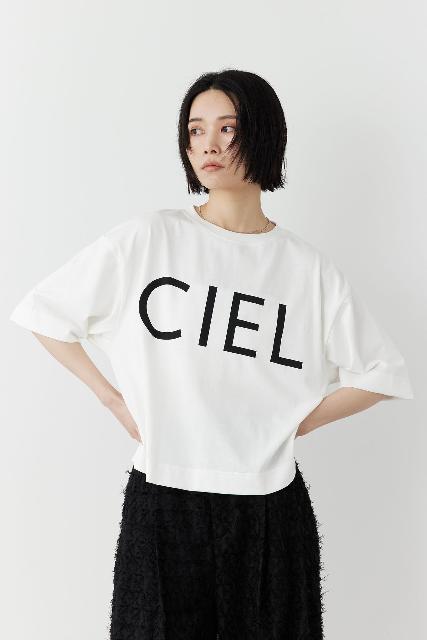 プリントロゴTシャツ（CIEL)【先行受注】