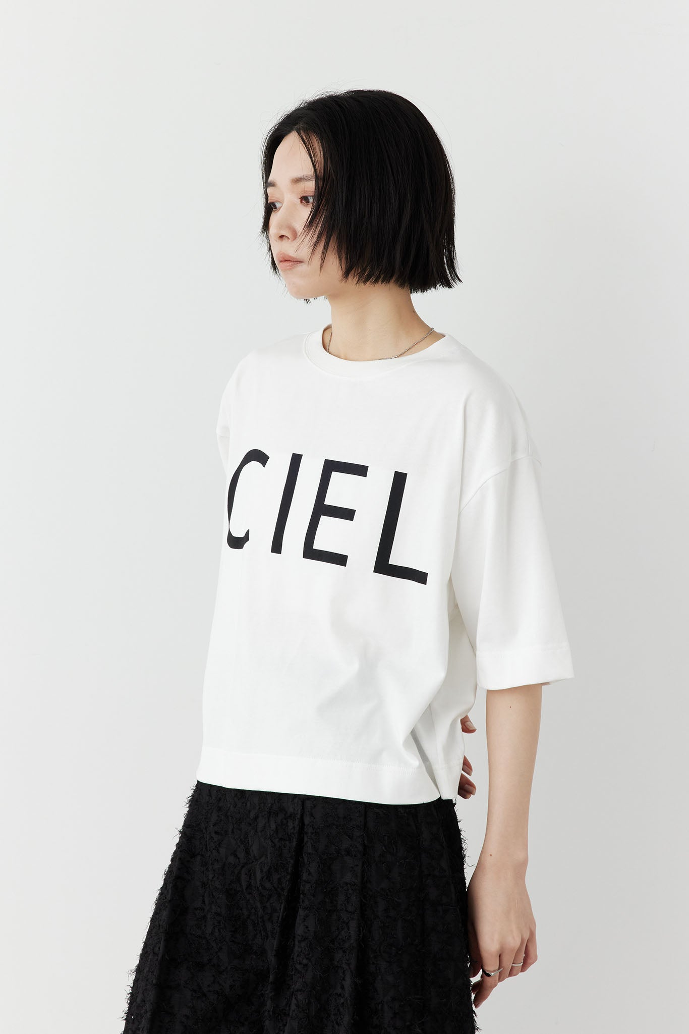 プリントロゴTシャツ（CIEL)【先行受注】