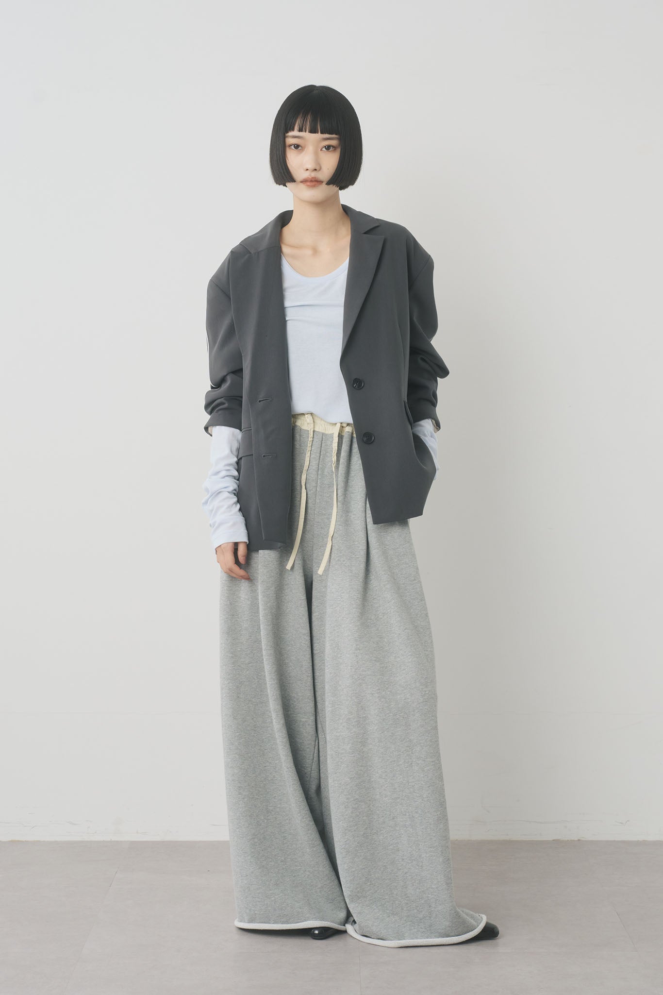 スエットワイドパンツ