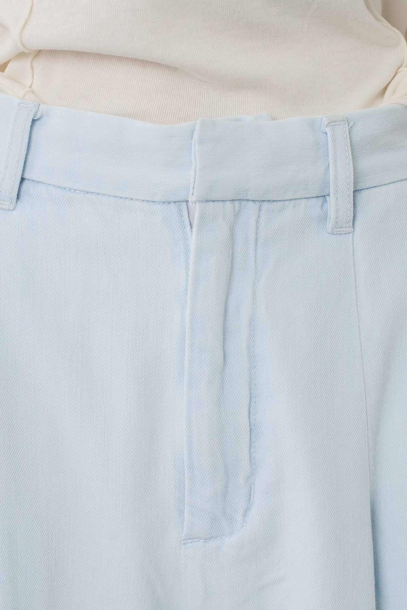 ワイドデニムタックパンツ