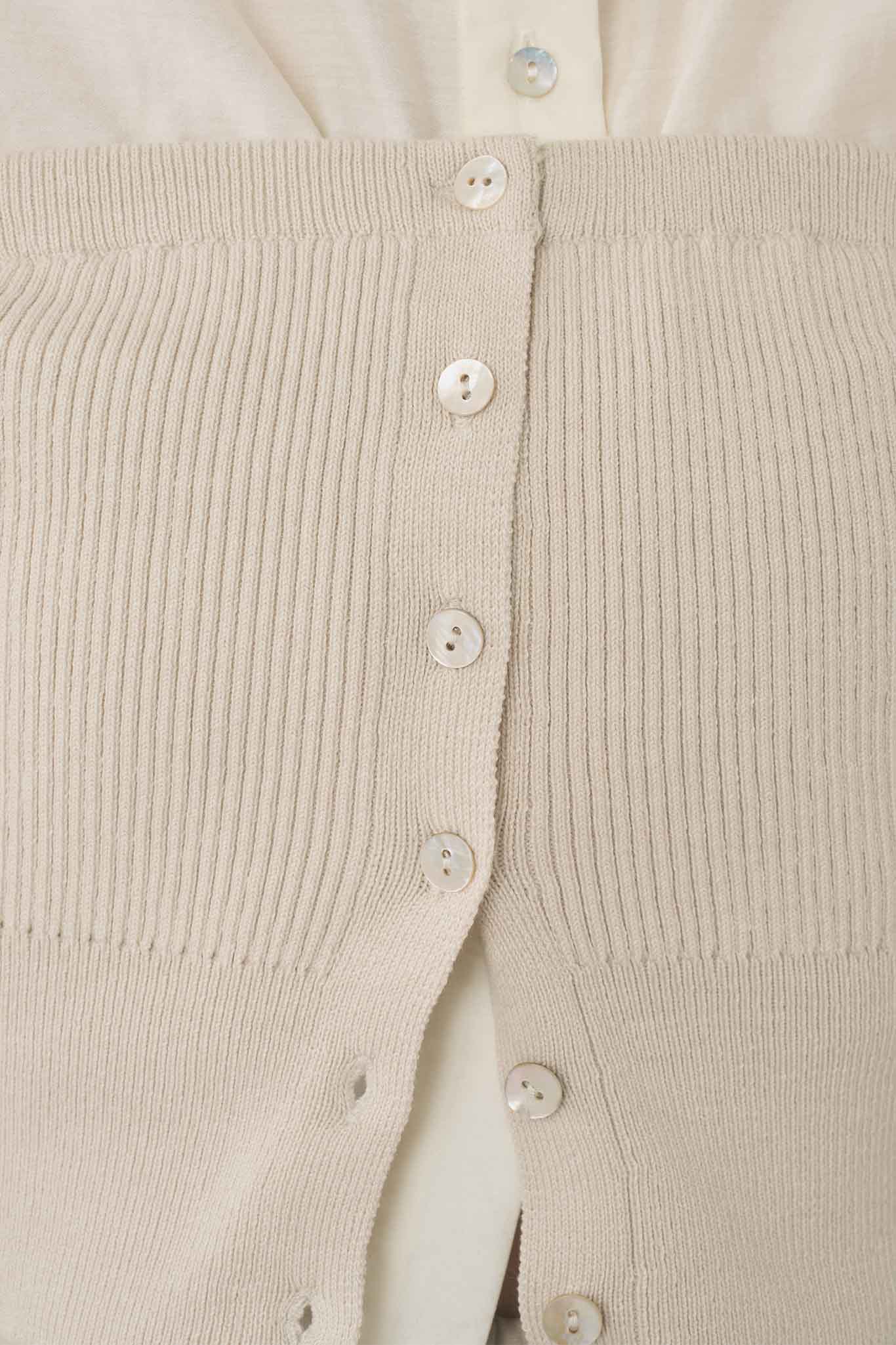 ニットビスチェセットシャツ