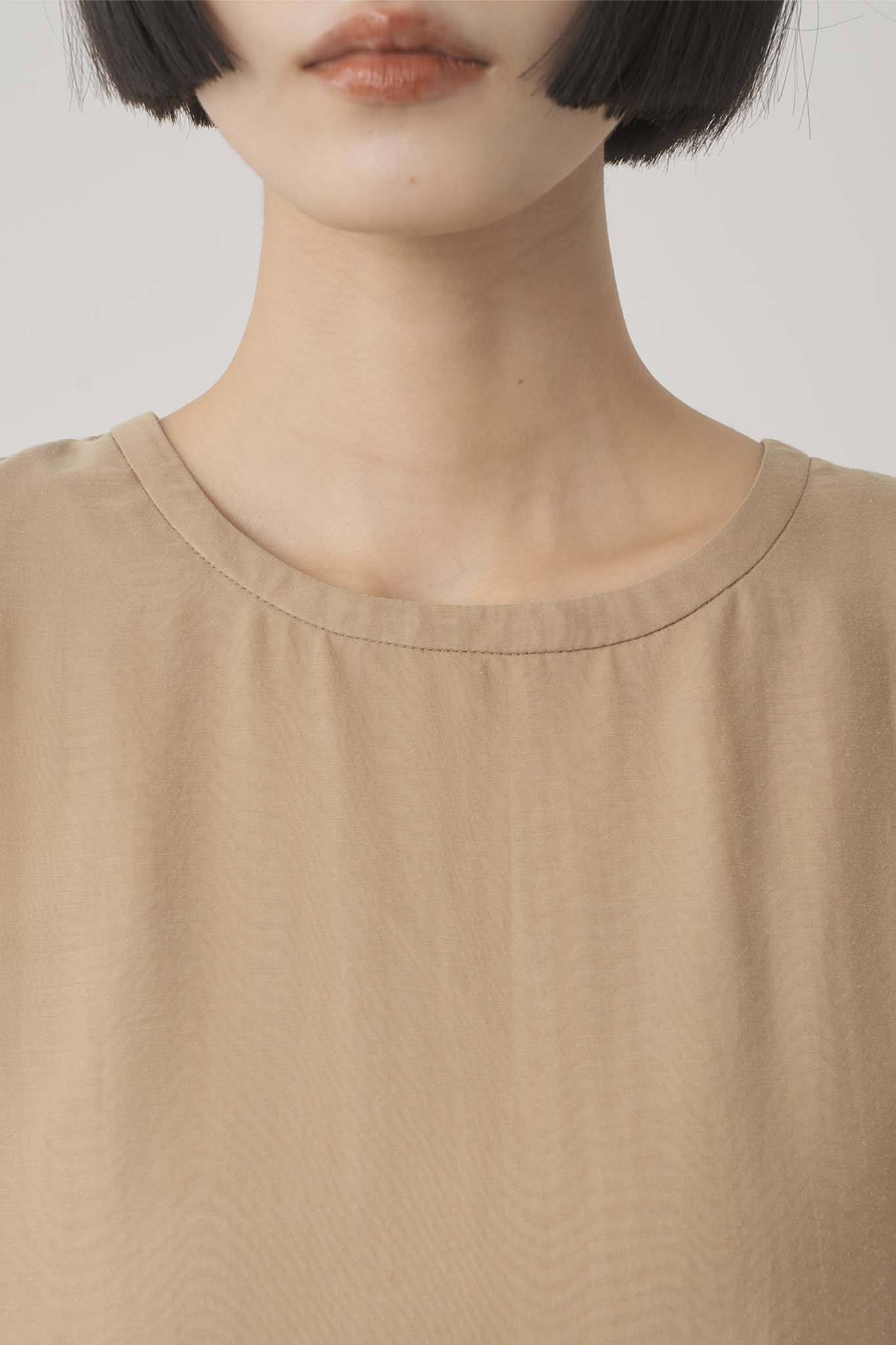 オーガンジーレイヤードワンピース