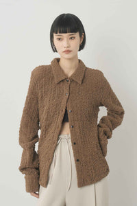 カットレースシアシャツ