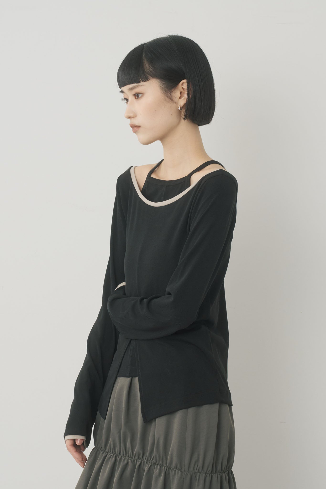 キャミセットパイピングトップス