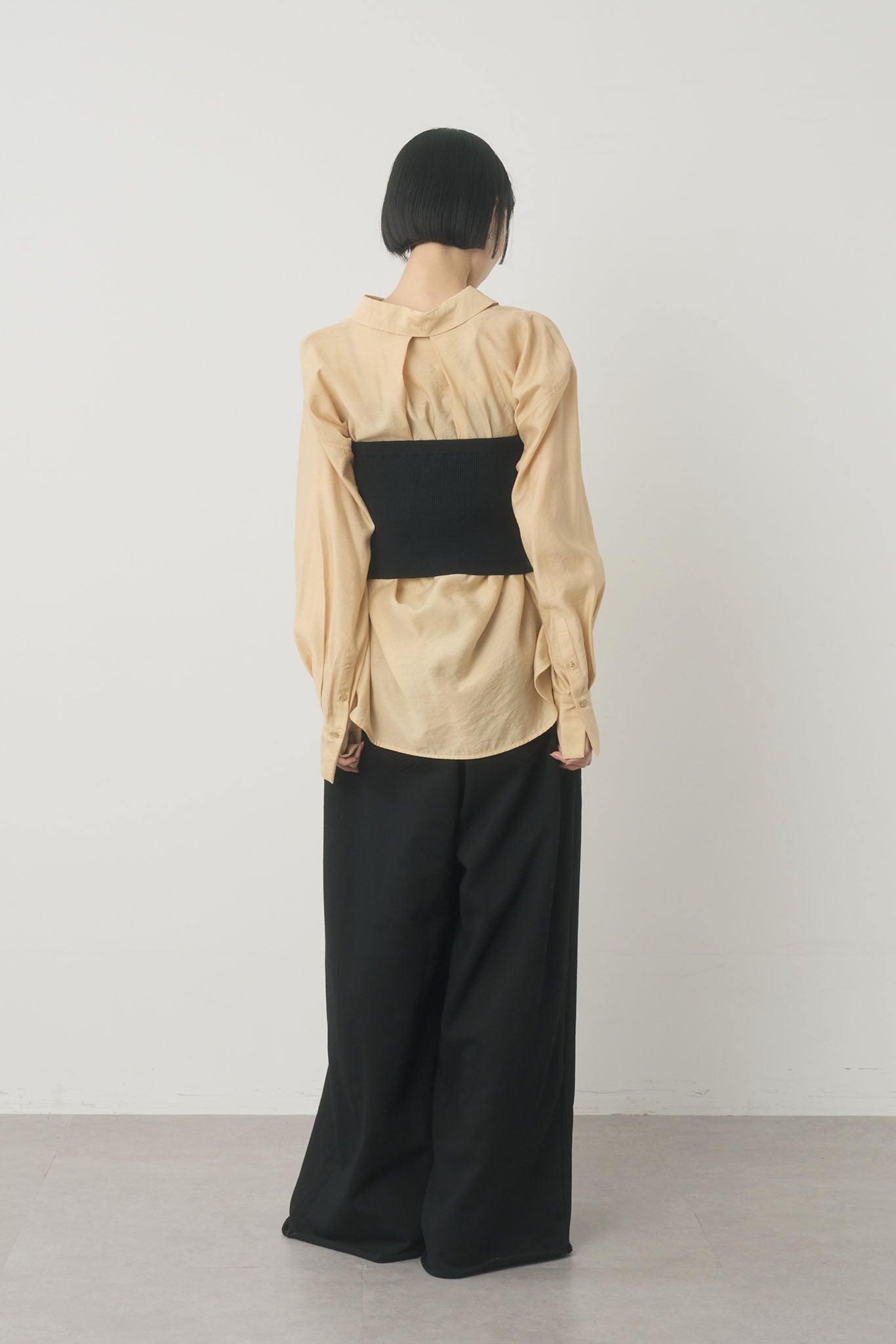 ニットビスチェセットシャツ