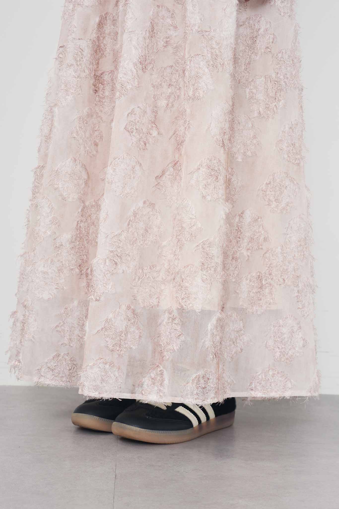 カットジャガードスカート