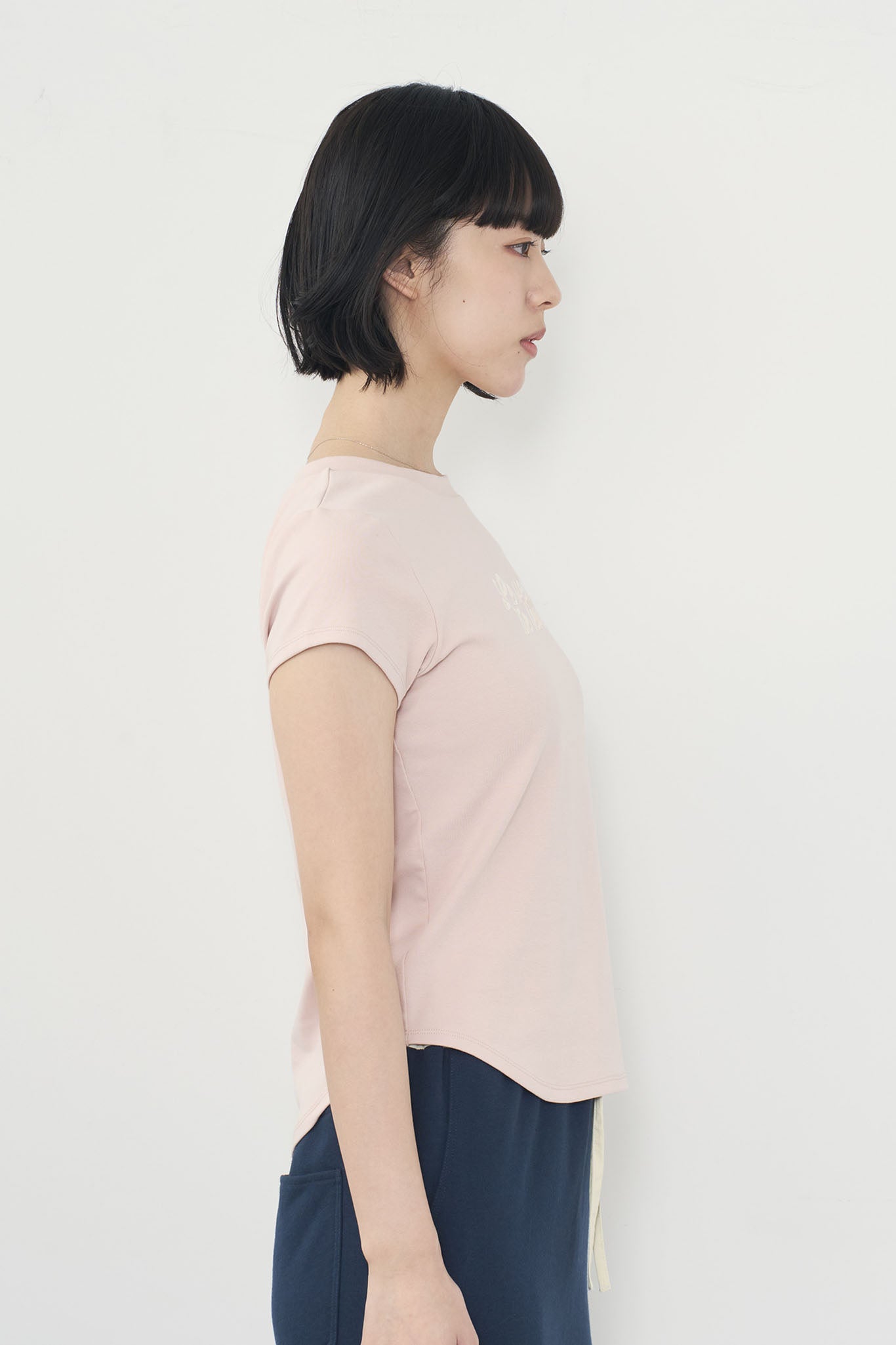 刺繍ロゴTee