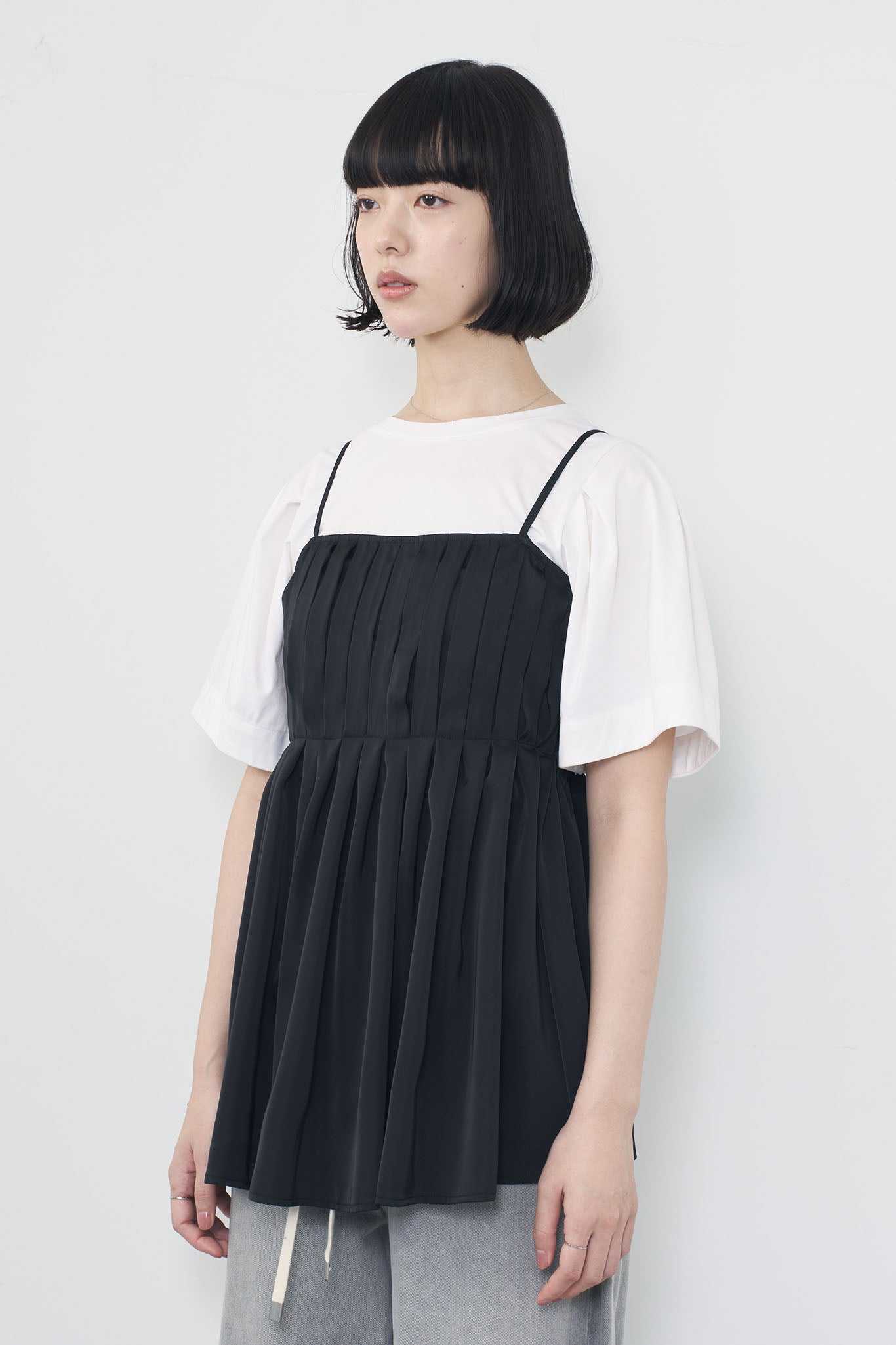 サテンドッキングTee