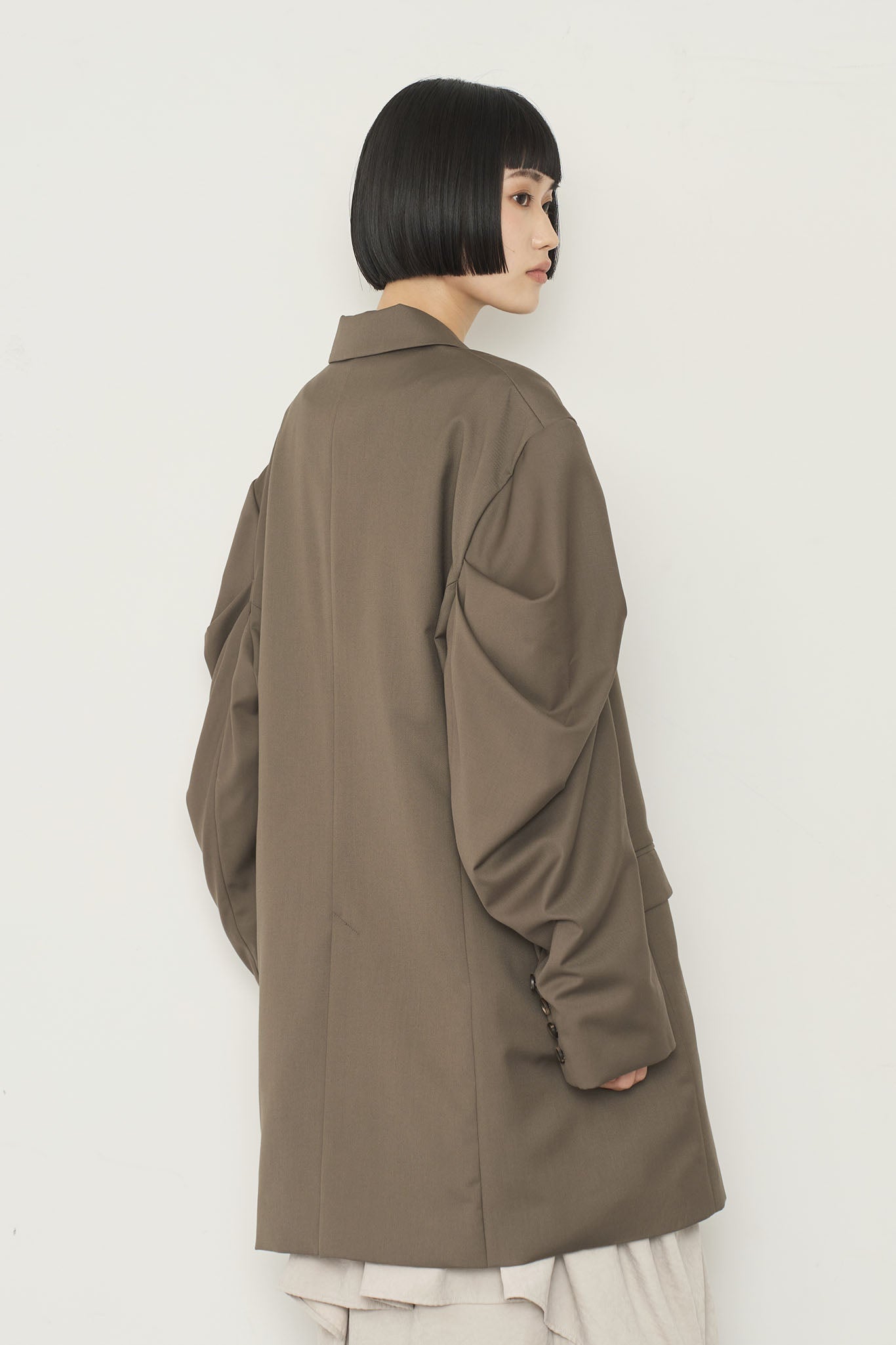 サキソニータックスリーブオーバーコート
