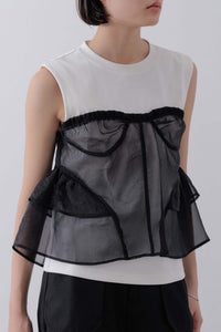 Bustier combination top