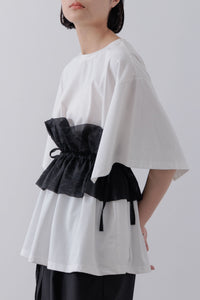 Organdy bustier top