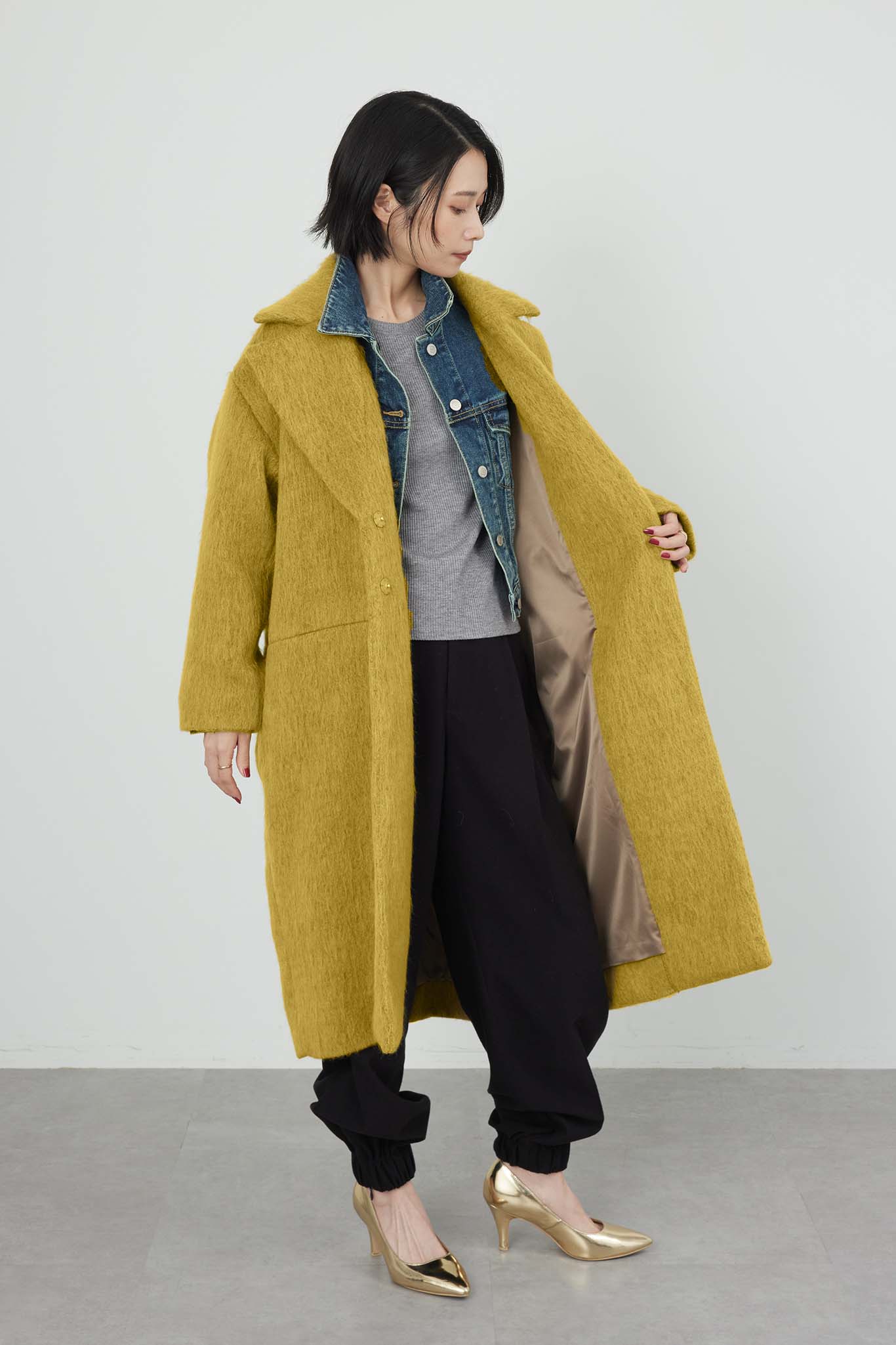 シャギーチェスターコート