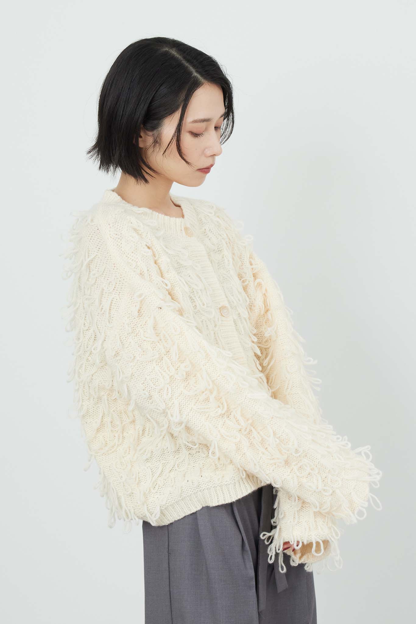 ループフリンジカーデ