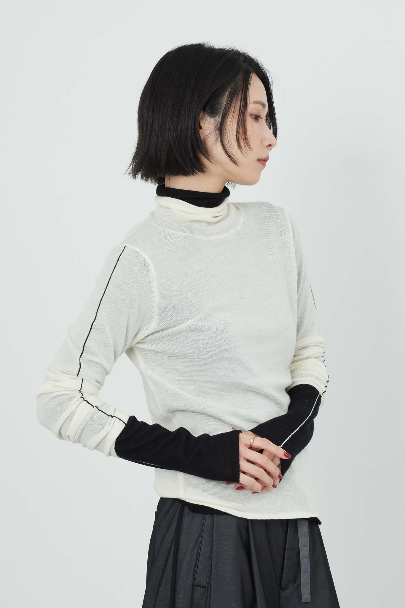 30.31ブレインタートル アウトリンキングタートルニット