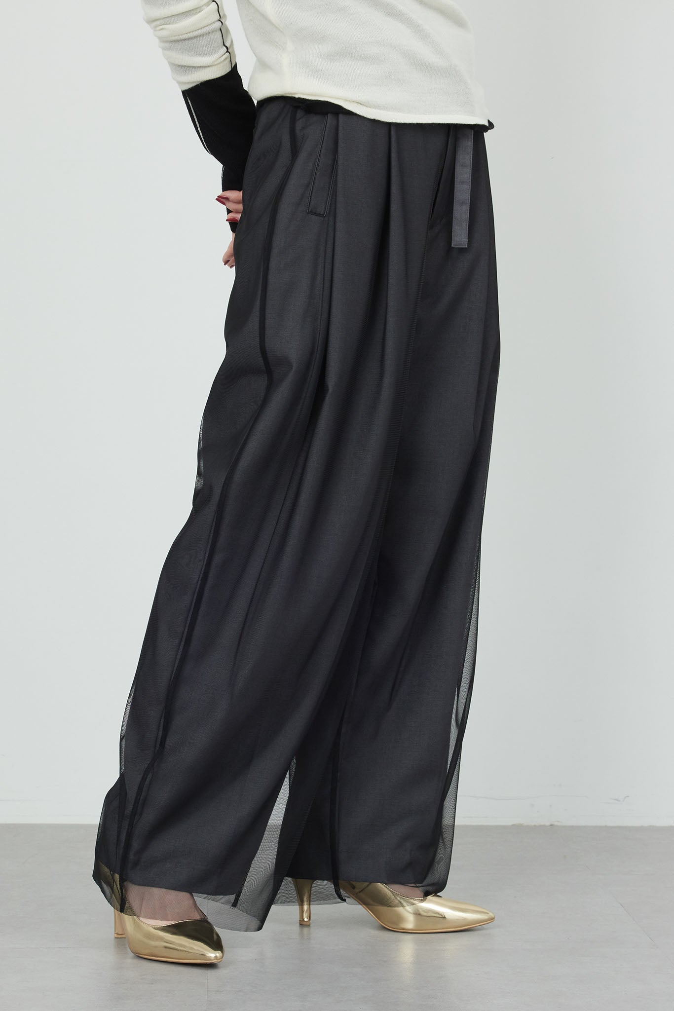 シアレイヤードパンツ