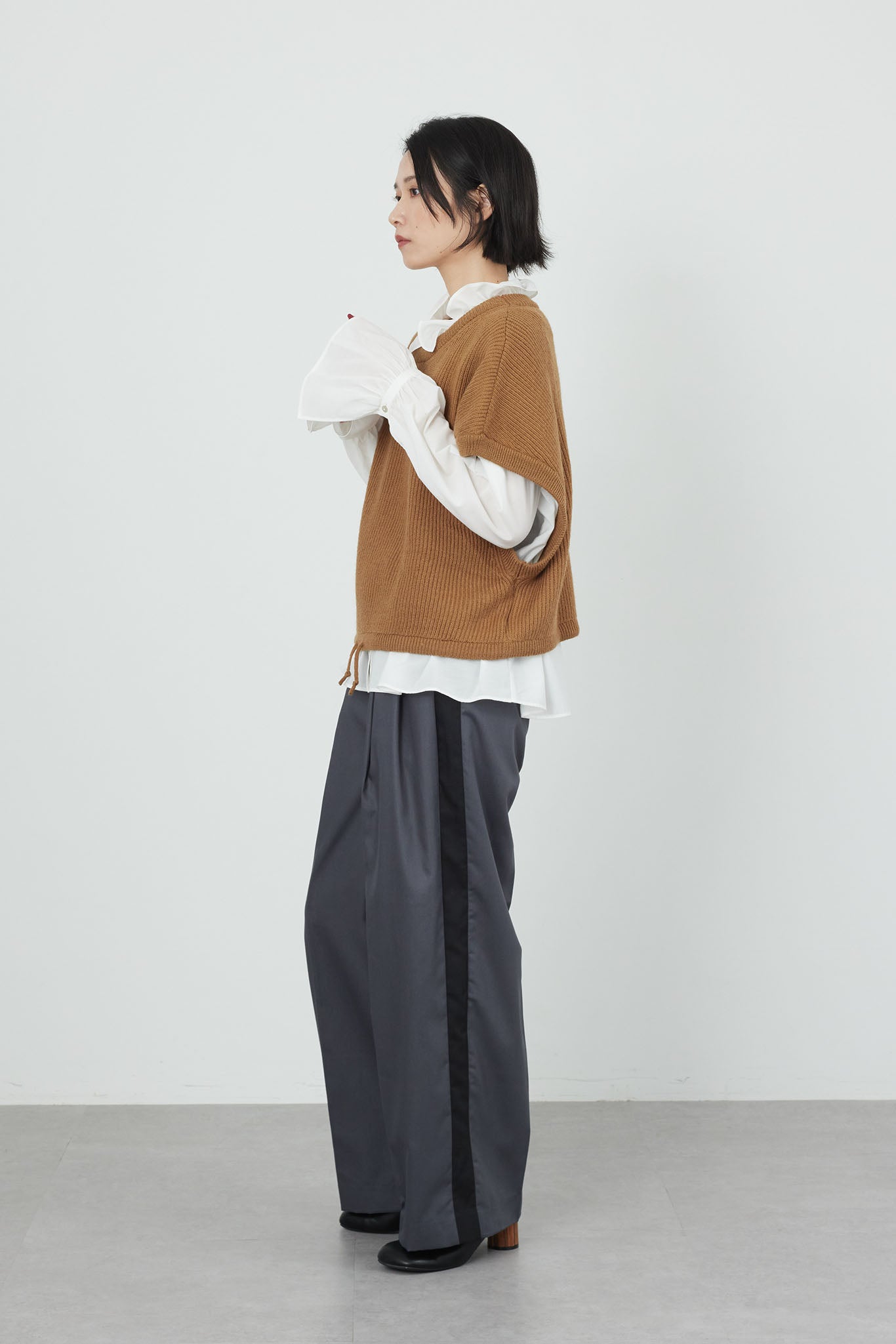 TRバイカラーパンツ