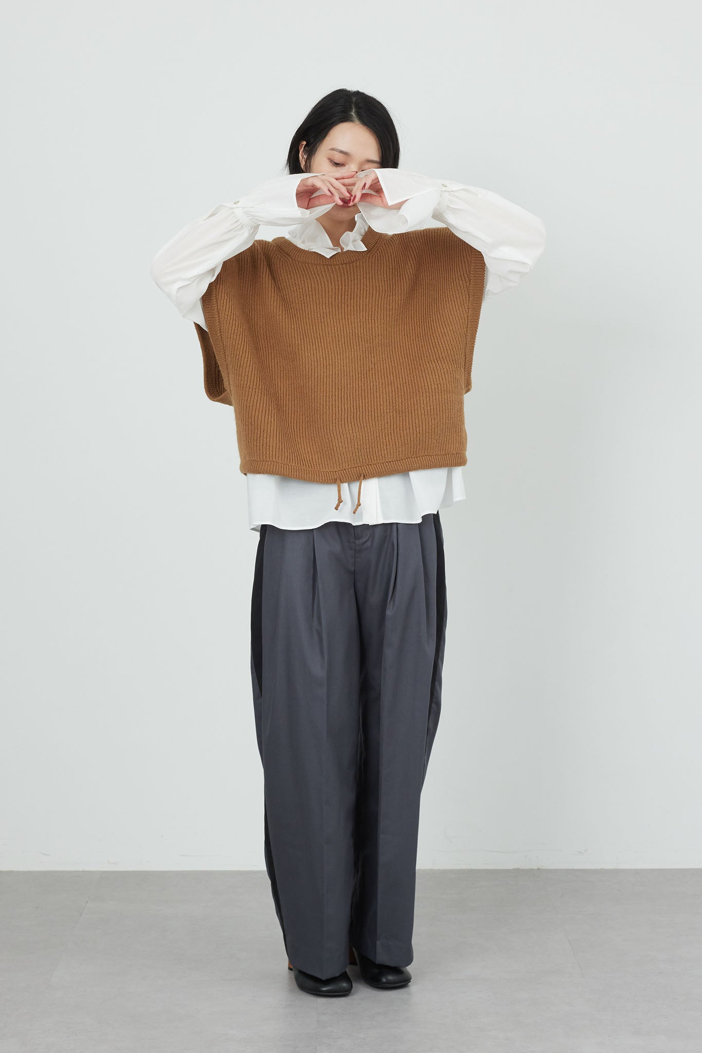 TRバイカラーパンツ