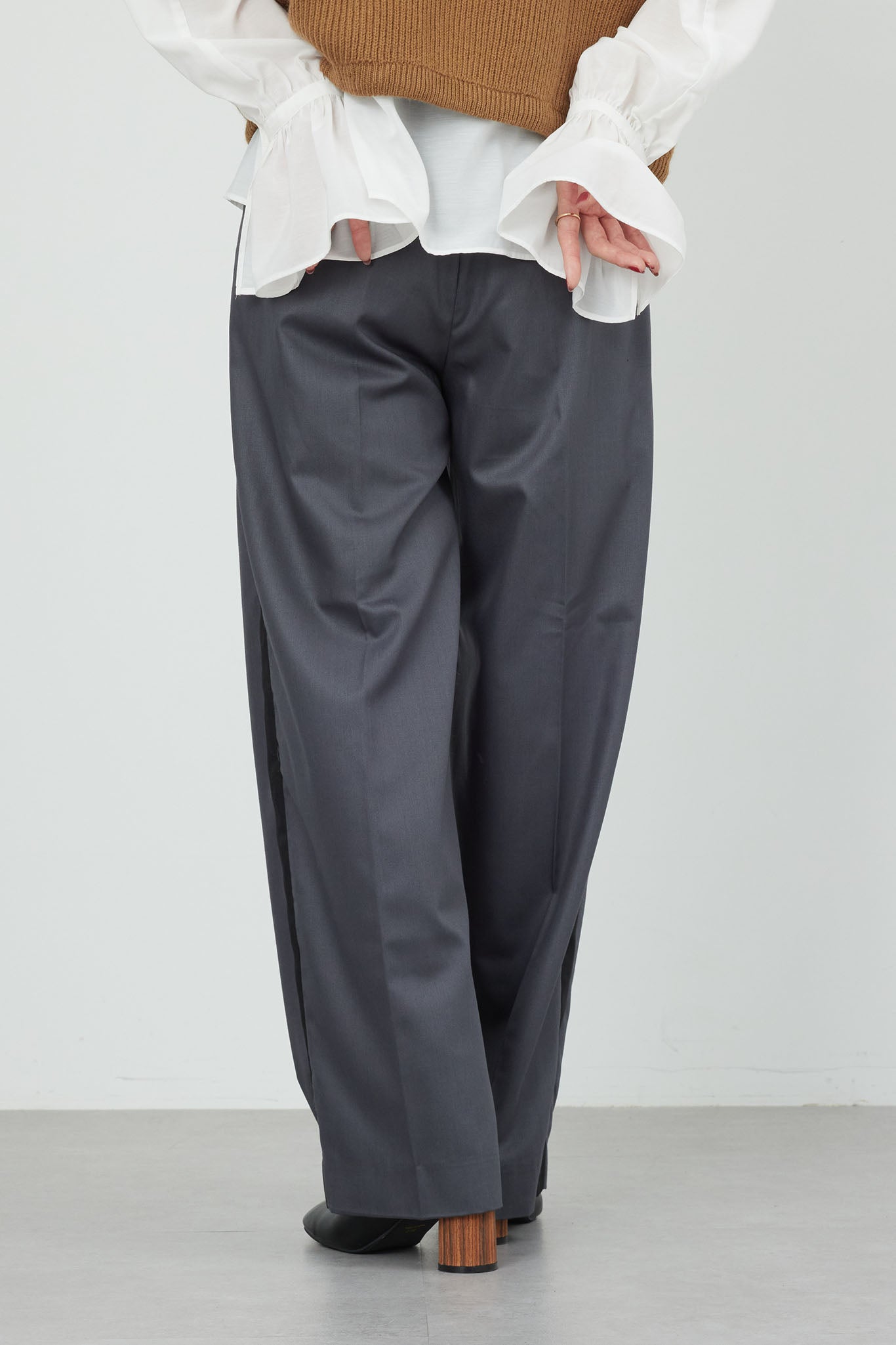 TRバイカラーパンツ