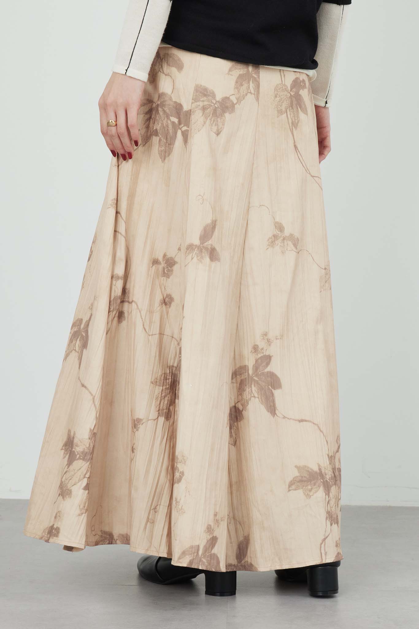 プリントスカートmonted様 シャイニープリントスカート