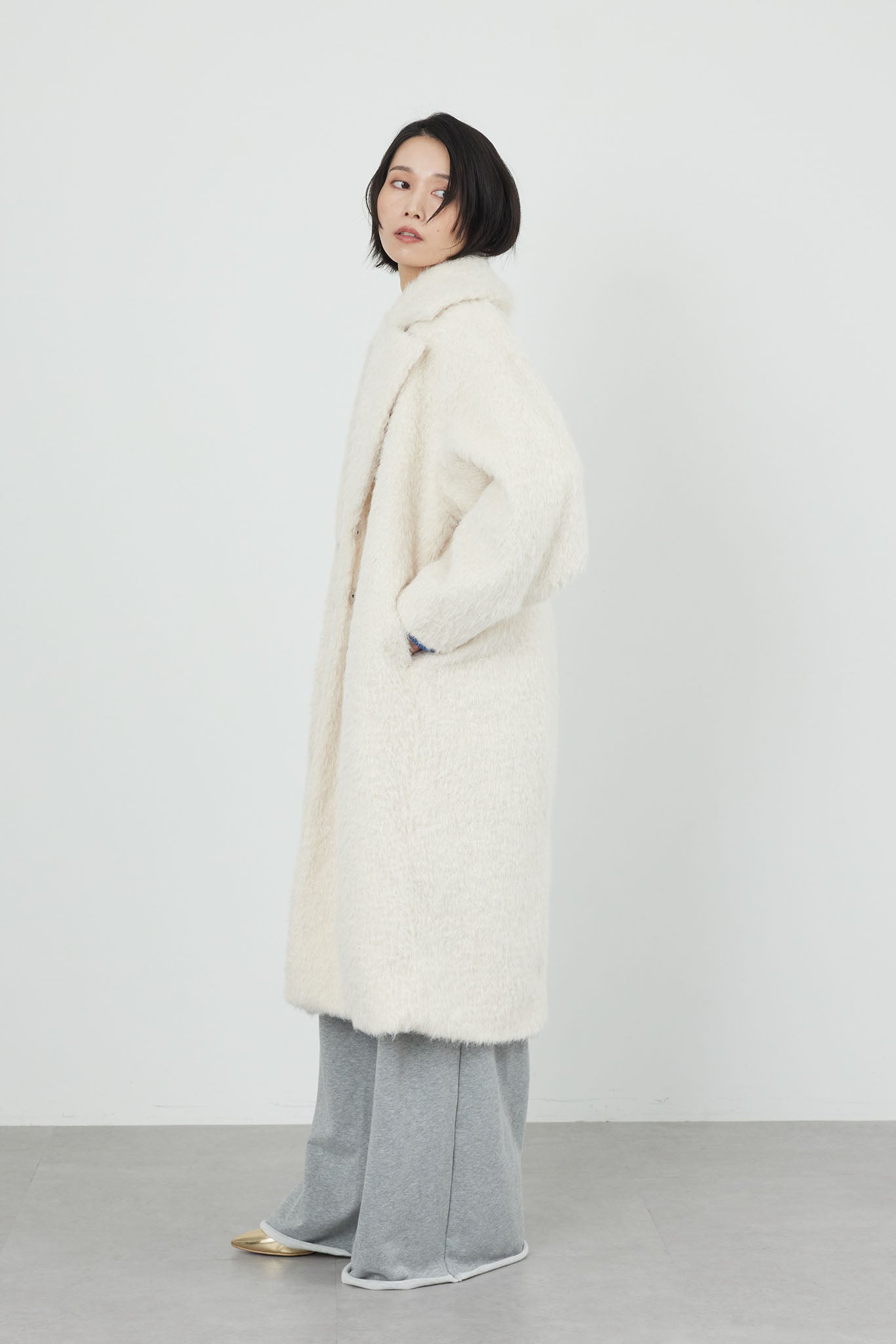 シャギーチェスターコート